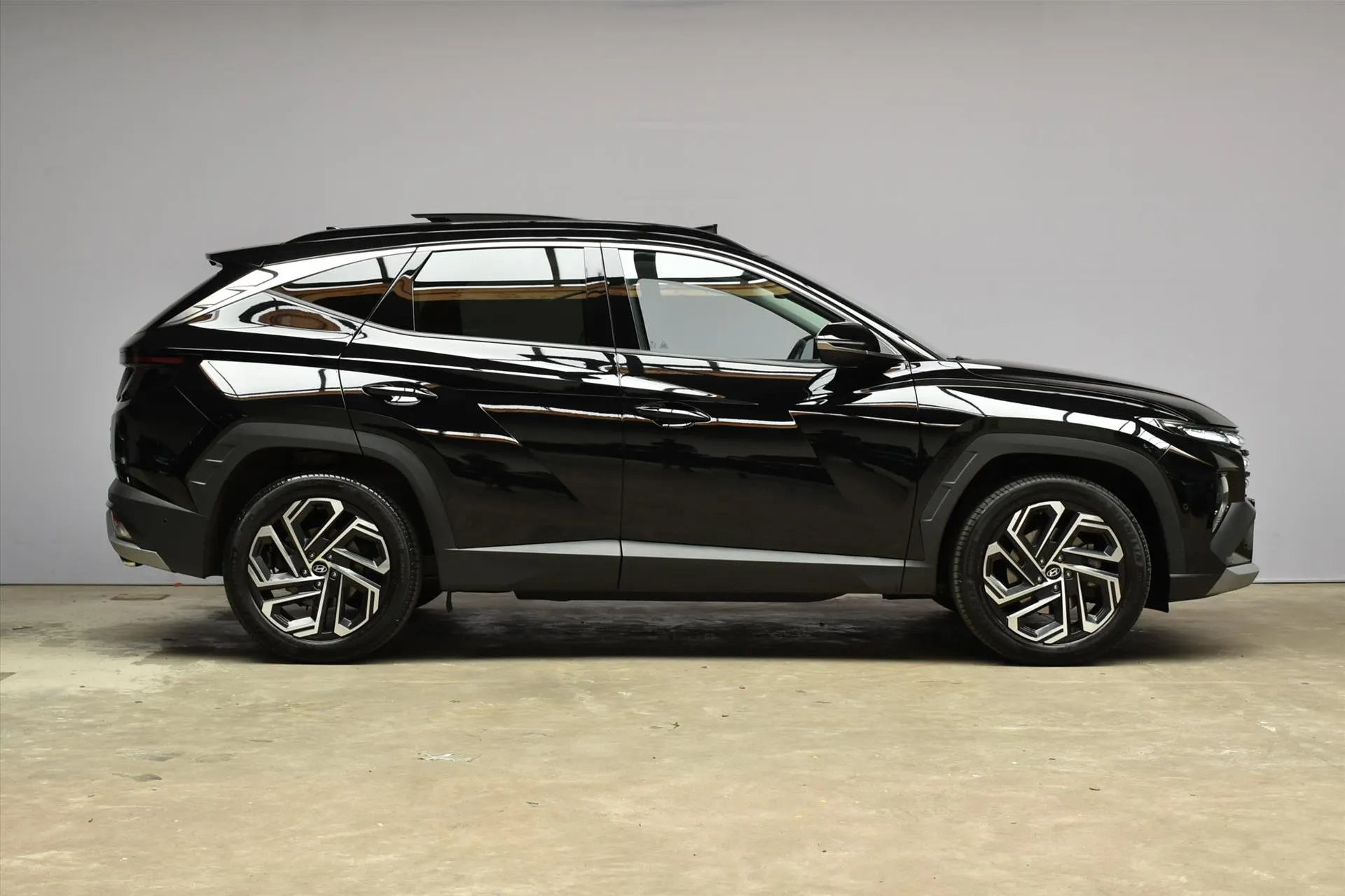 Hyundai Tucson met kenteken KLF-39-V – detailfoto