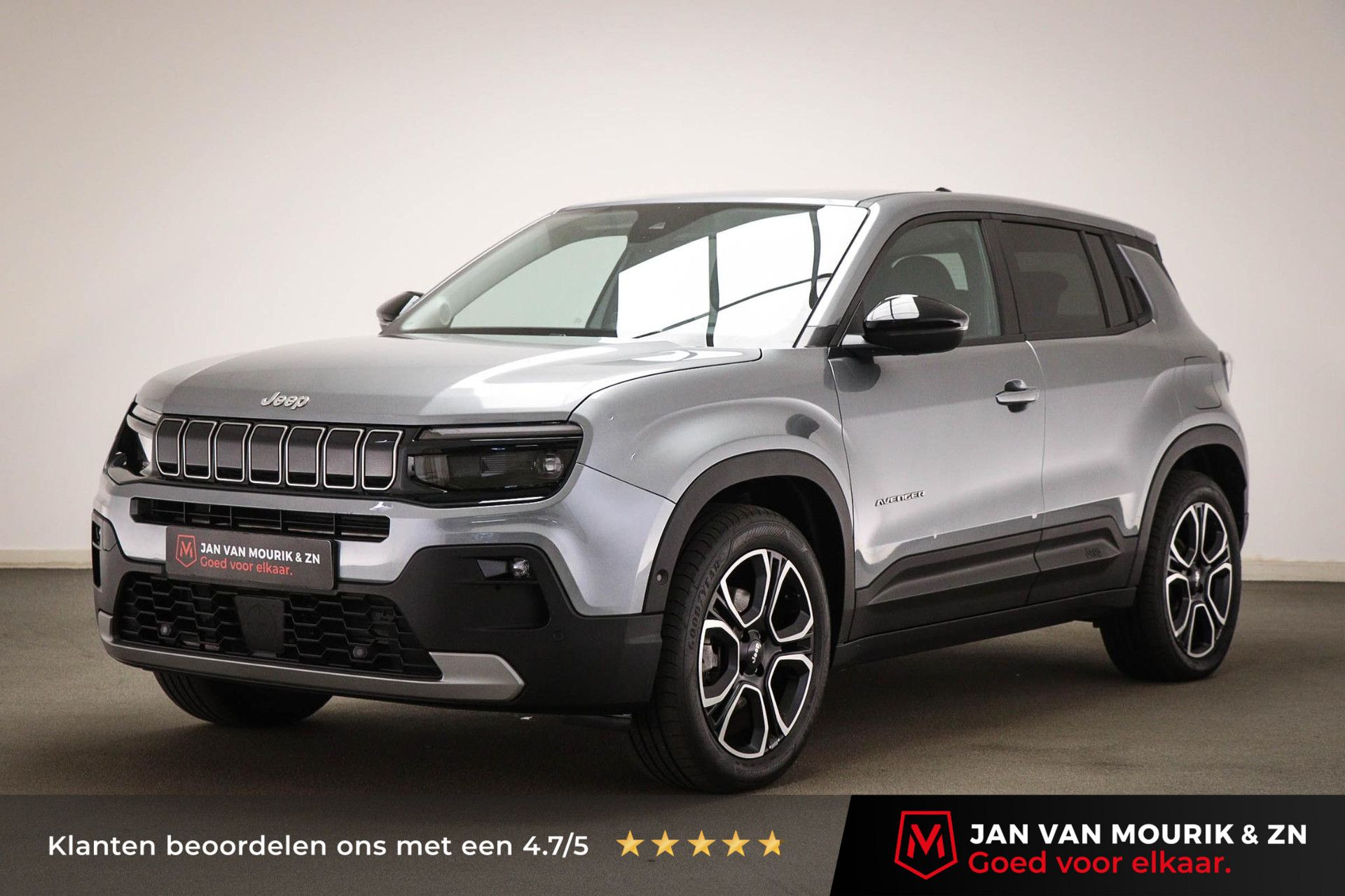 Jeep Avenger met kenteken KLP-16-P – vooraanzicht