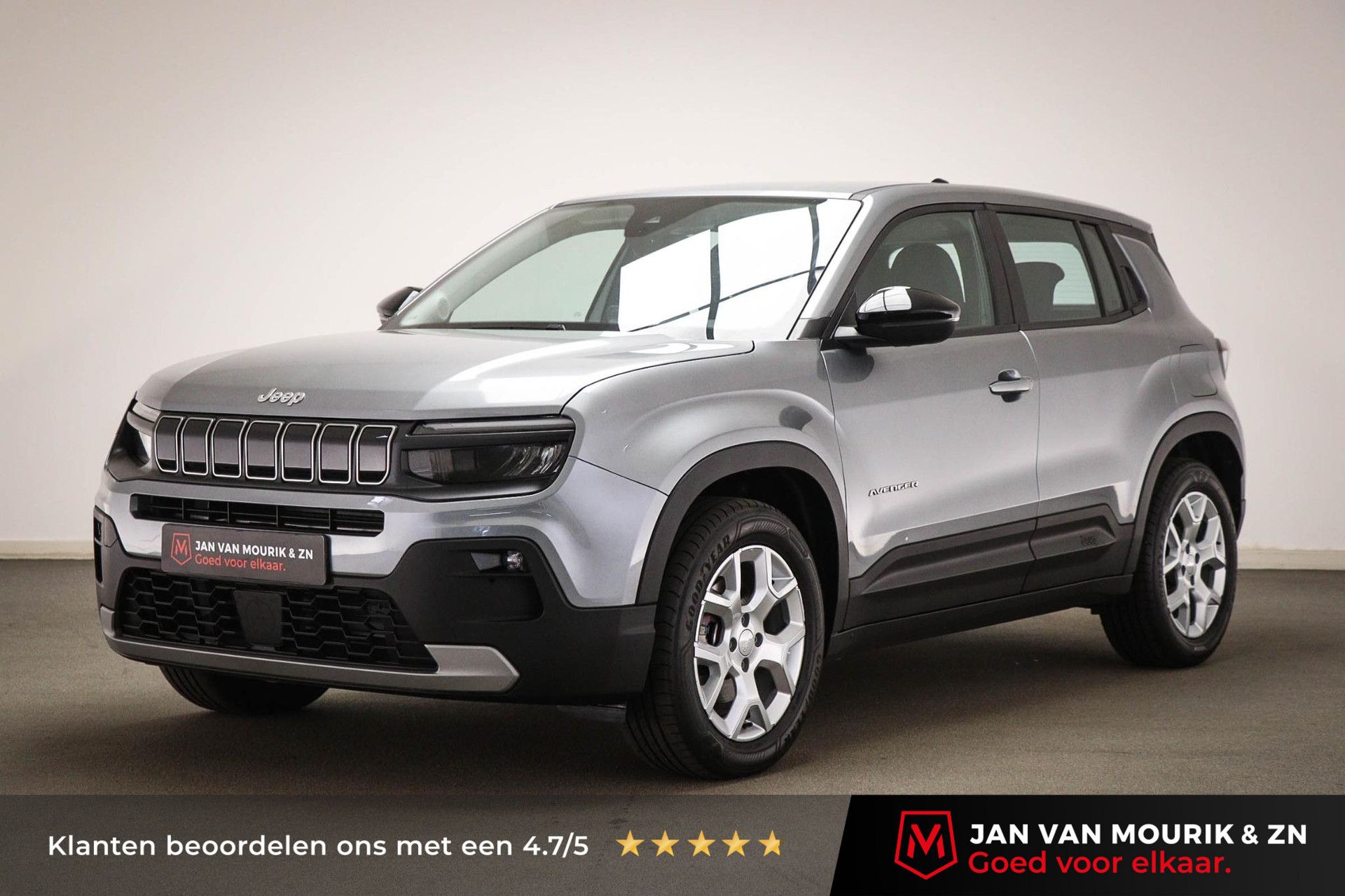 Jeep Avenger met kenteken KLZ-34-K – vooraanzicht