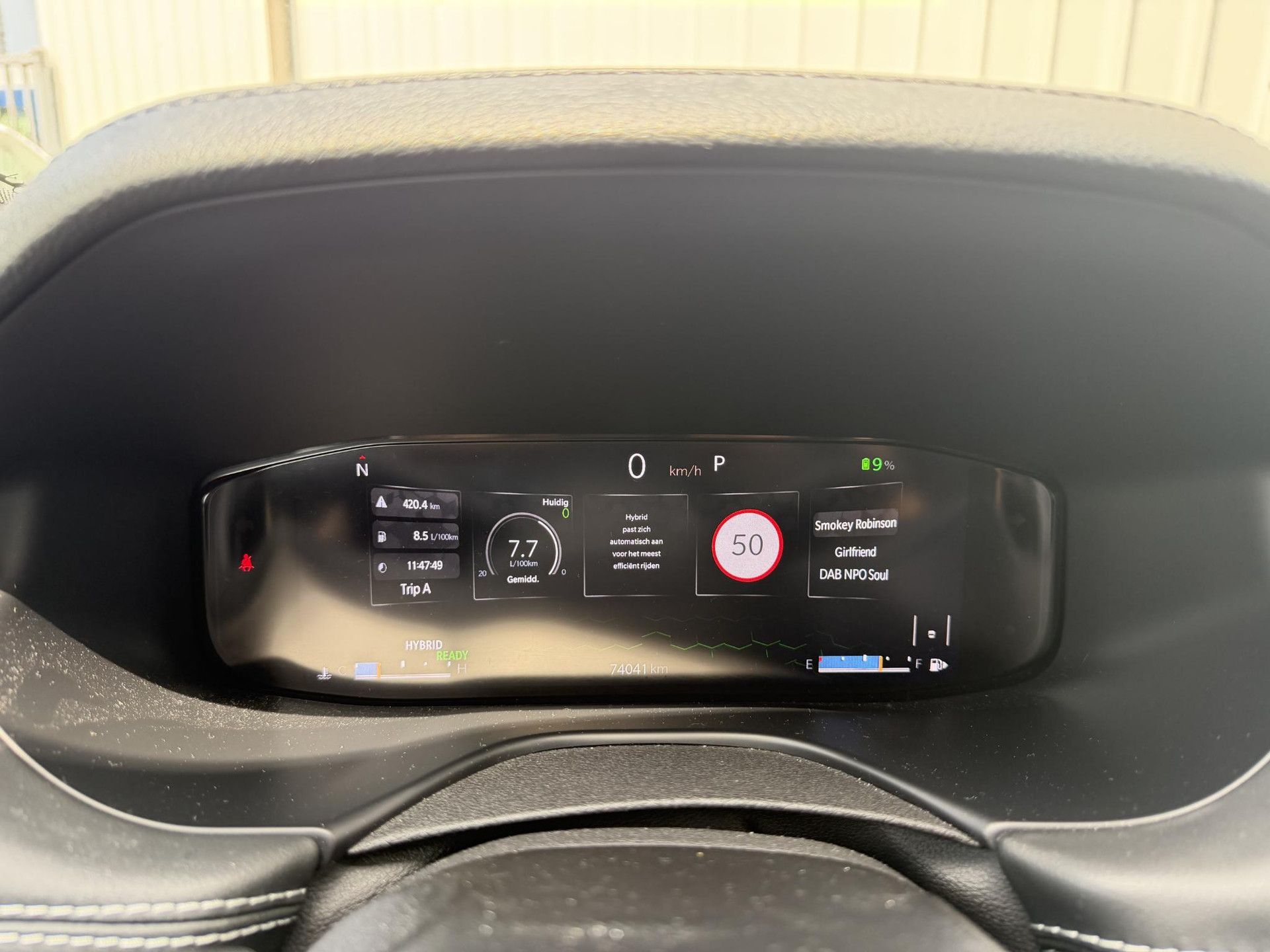 Jeep Compass met kenteken N-501-RV – dashboard
