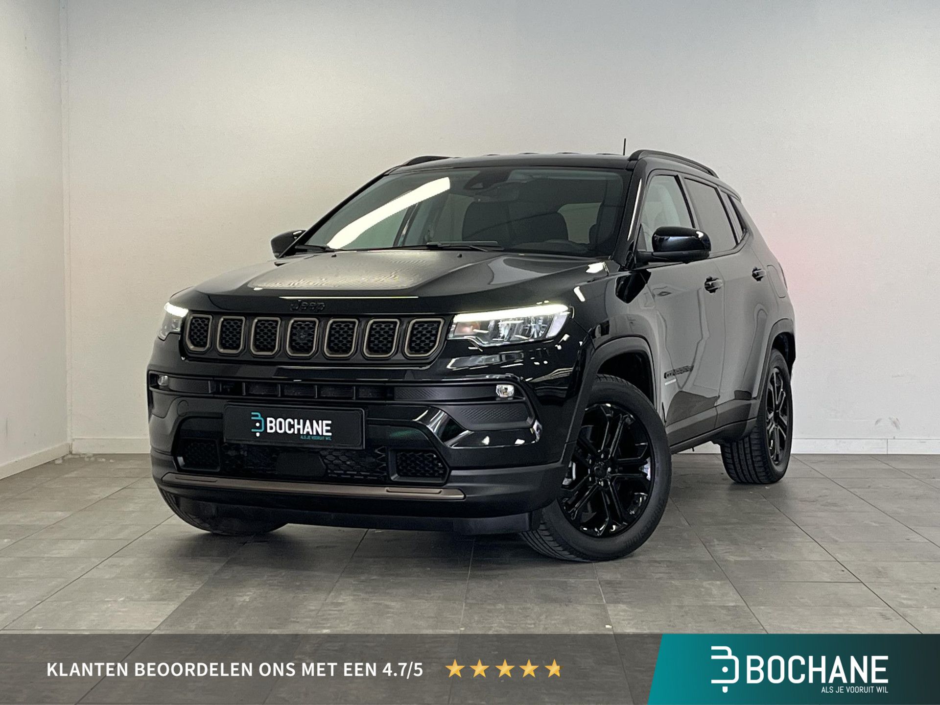Jeep Compass met kenteken S-761-JG – vooraanzicht