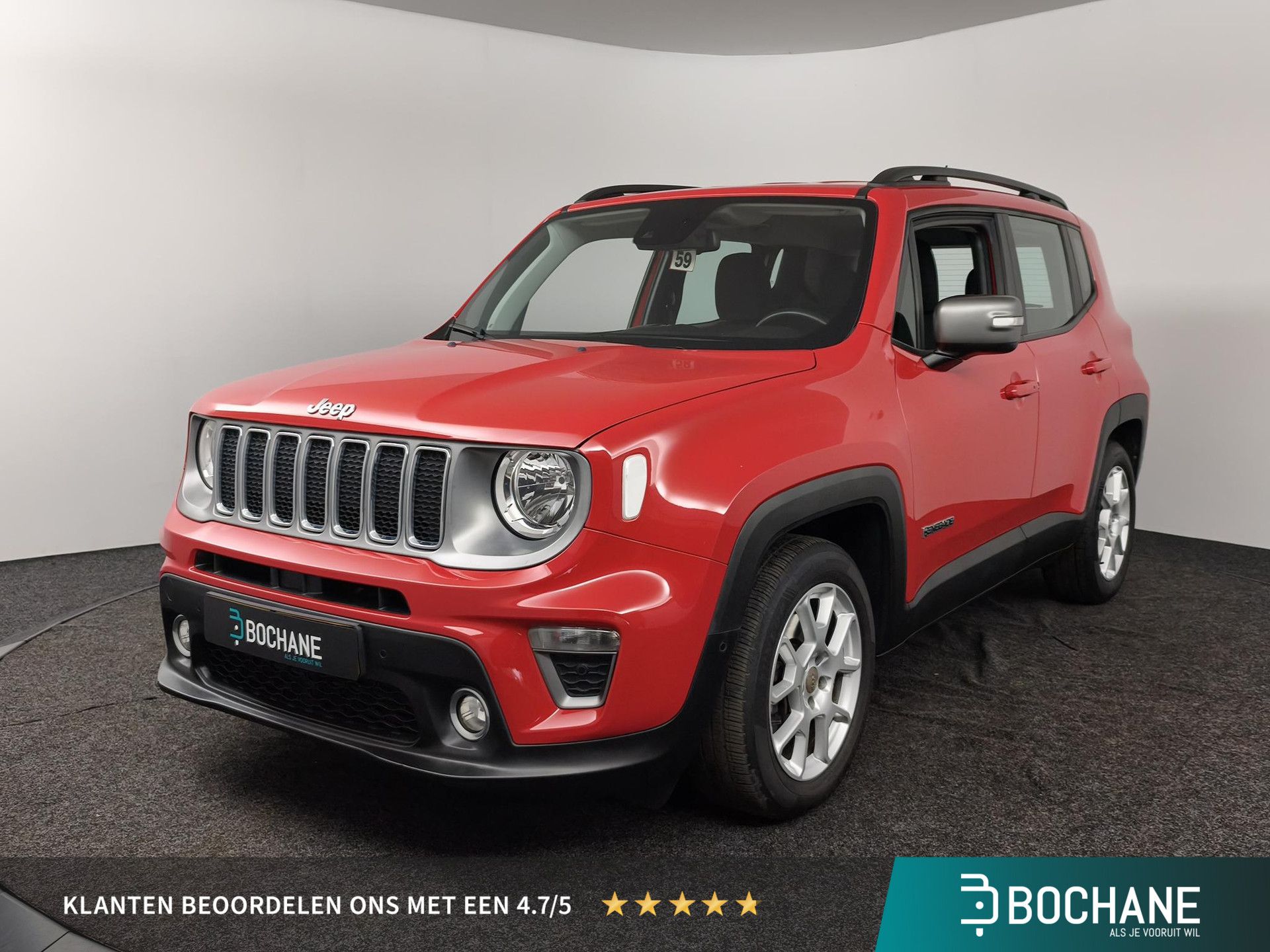 Jeep Renegade met kenteken L-043-DZ – vooraanzicht