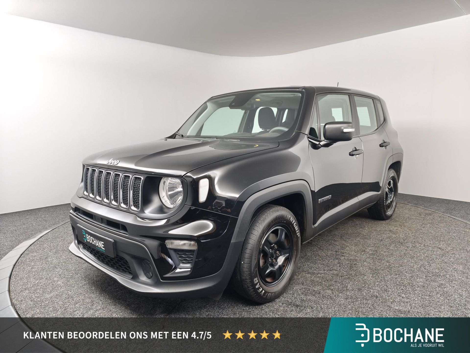 Jeep Renegade met kenteken L-698-FJ – vooraanzicht