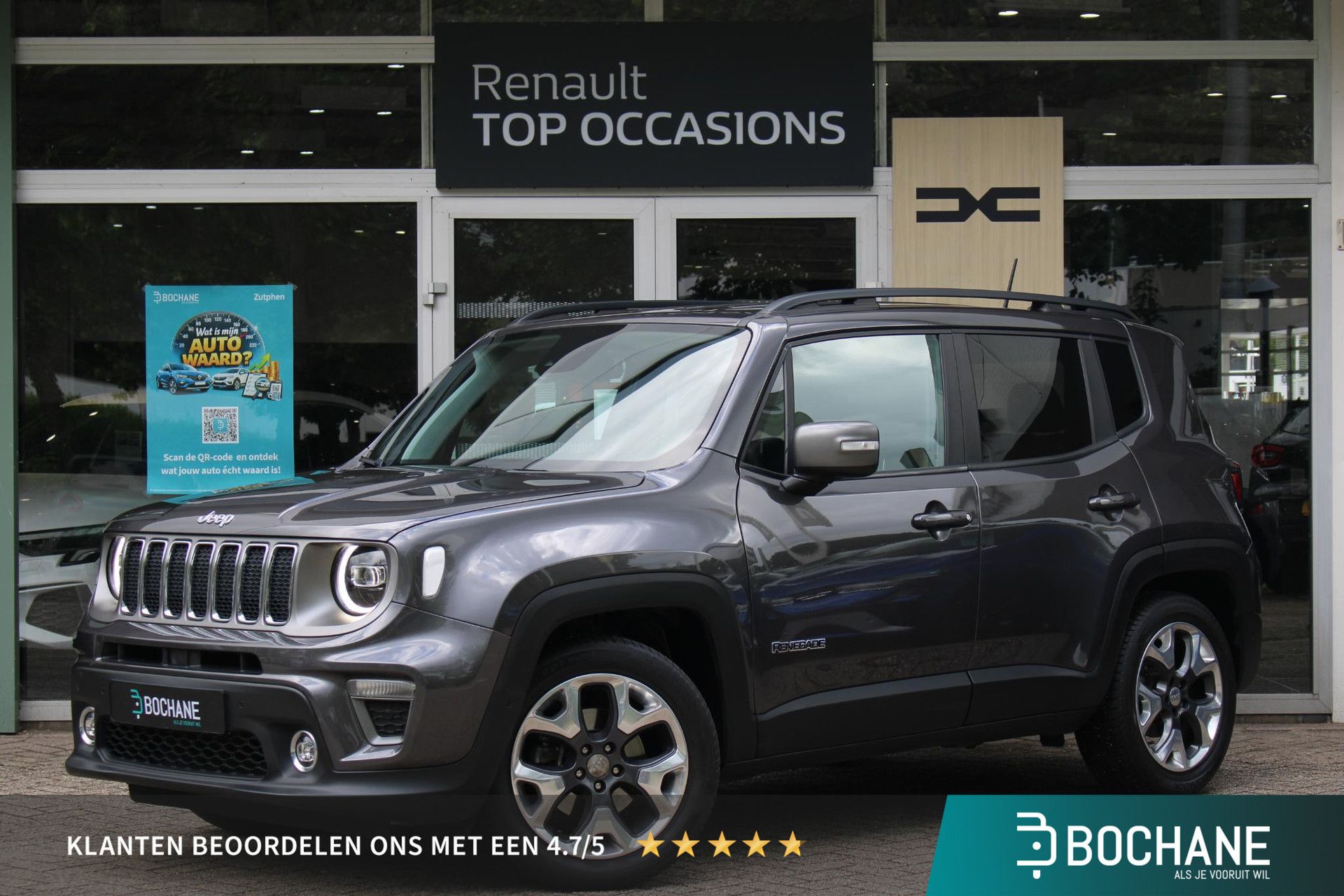 Jeep Renegade met kenteken TS-423-K – vooraanzicht