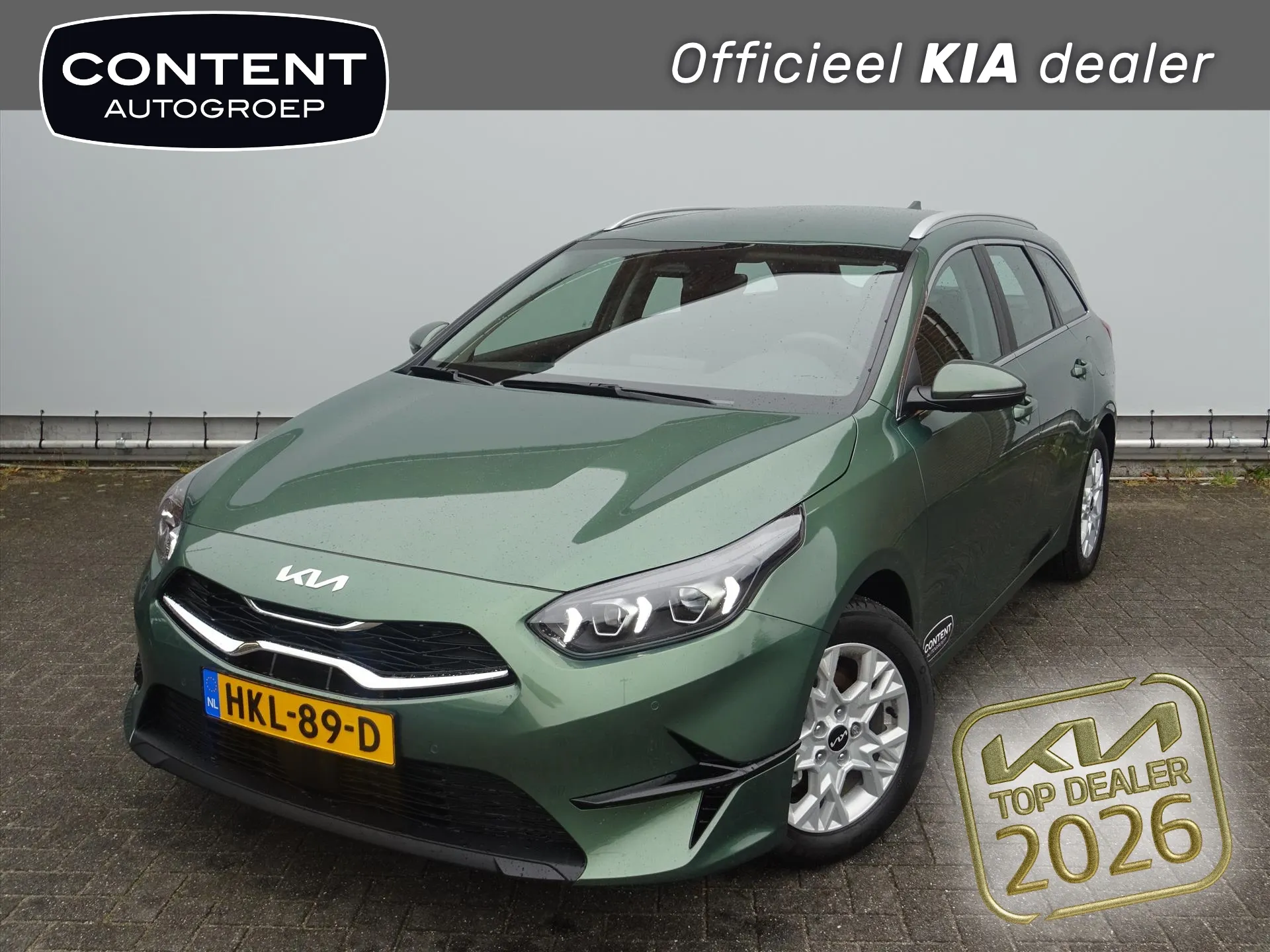 Kia CeedSportswagon met kenteken HKL-89-D – vooraanzicht