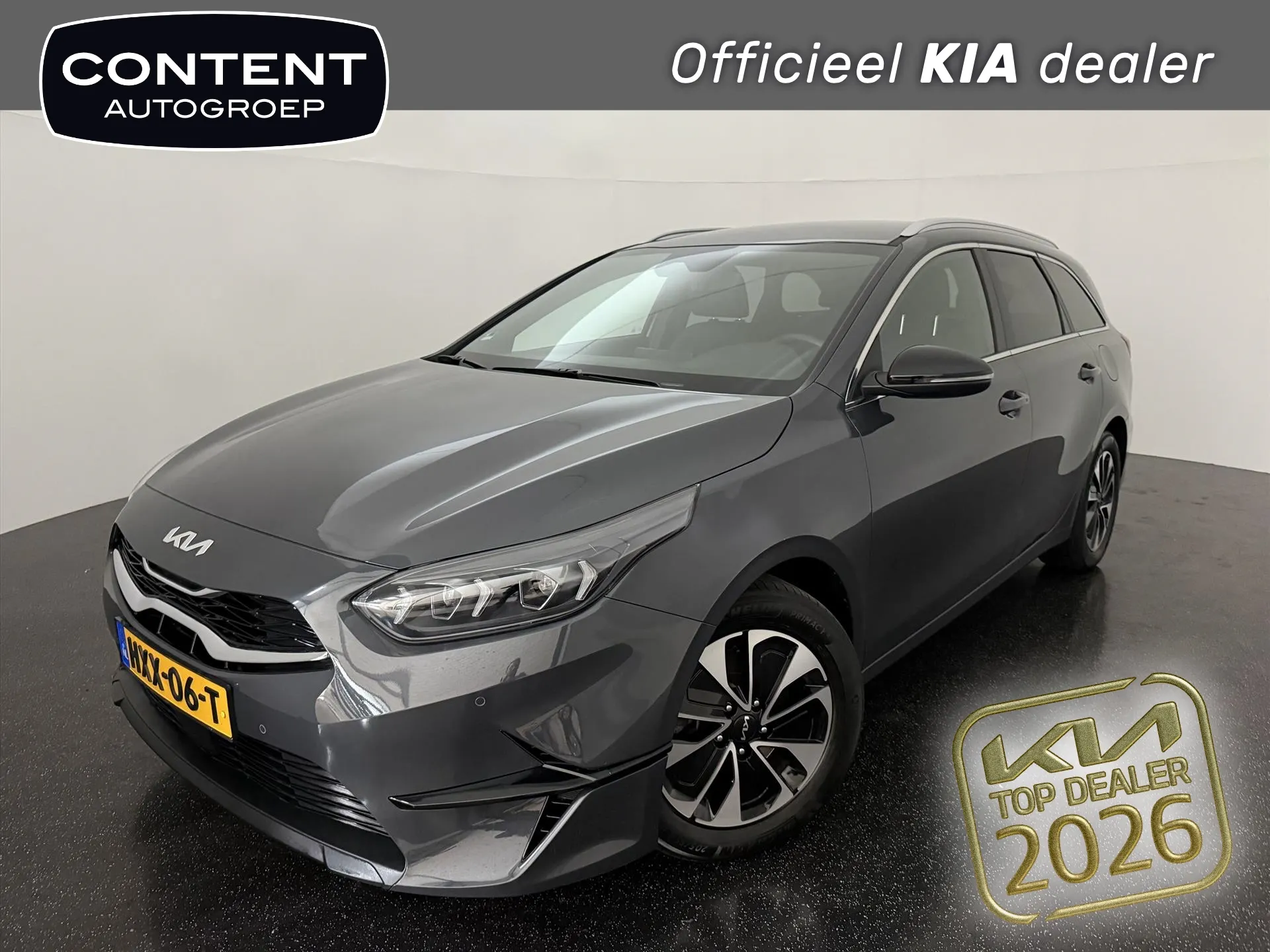 Kia CeedSportswagon met kenteken HXX-06-T – vooraanzicht