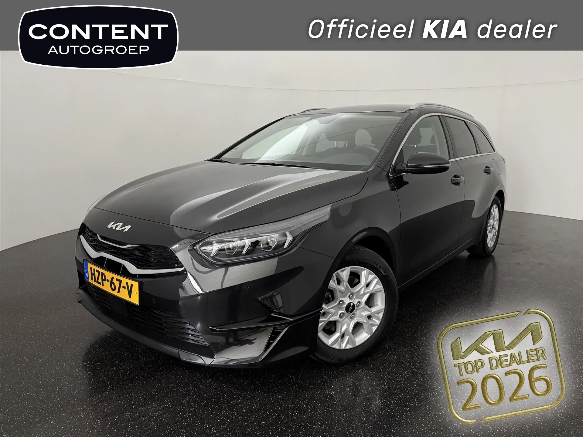 Kia CeedSportswagon met kenteken HZP-67-V – vooraanzicht