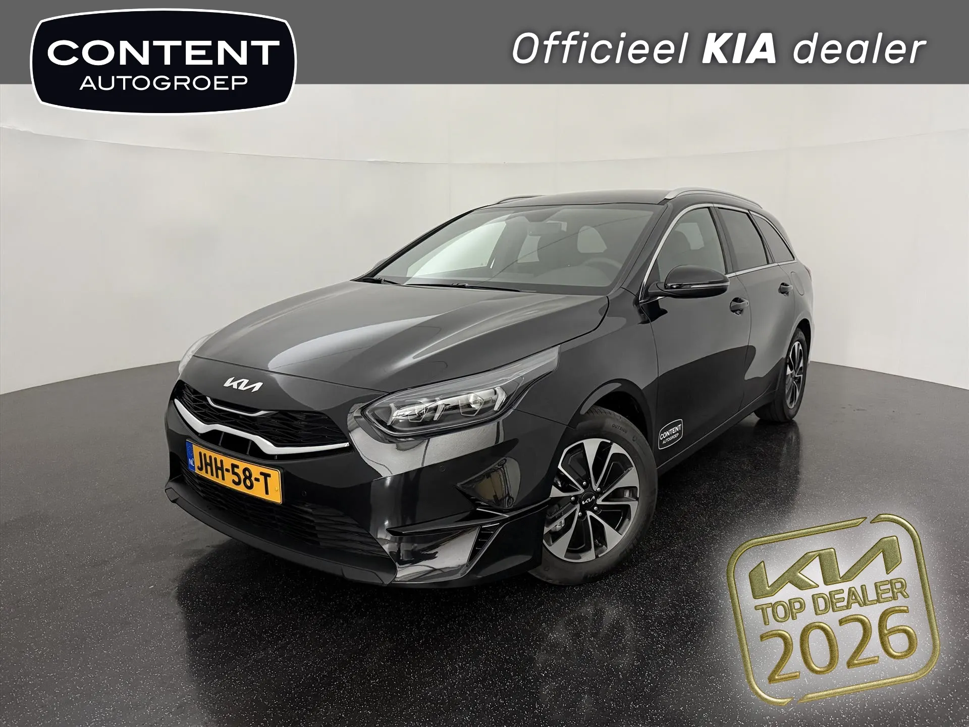 Kia CeedSportswagon met kenteken JHH-58-T – vooraanzicht