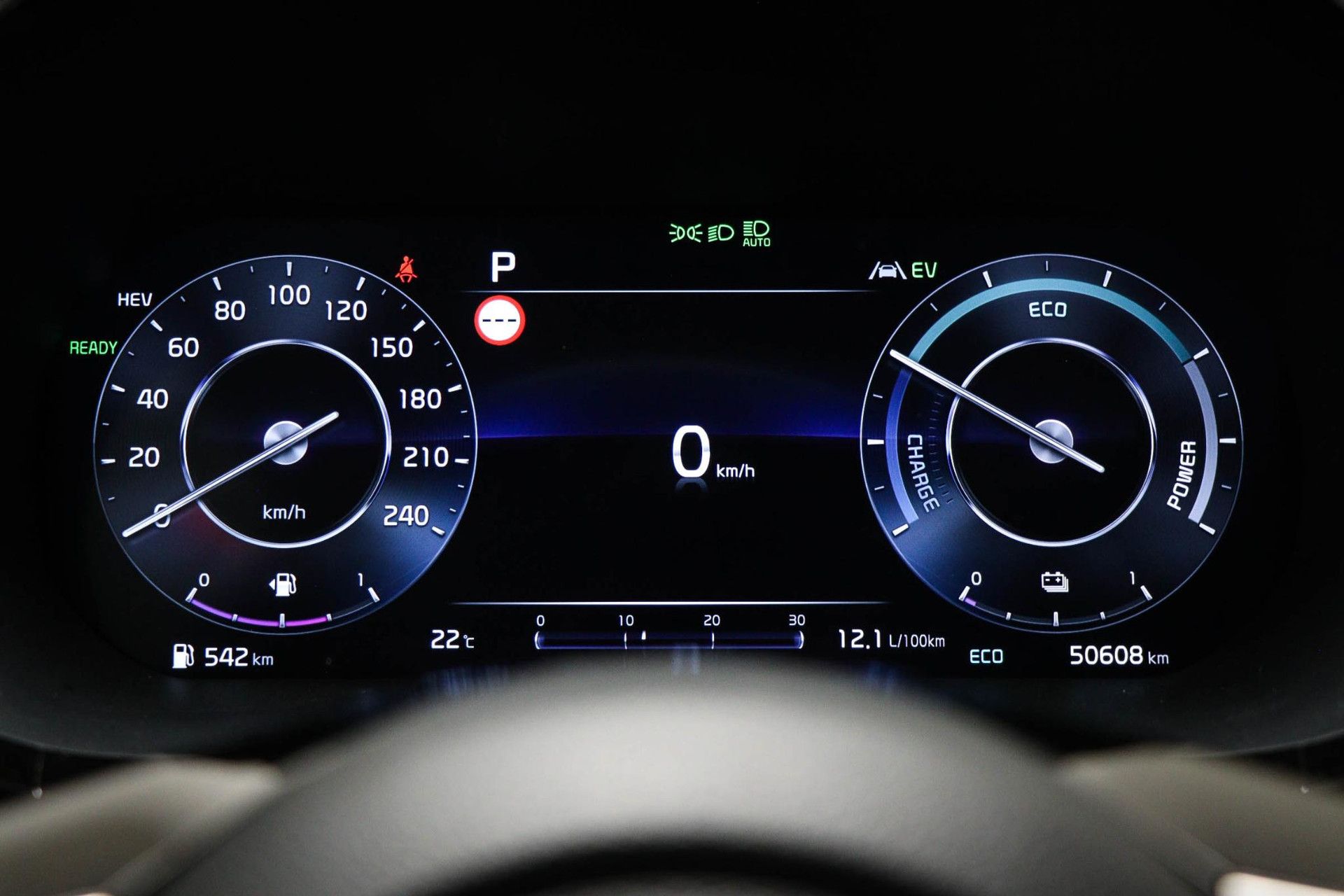 Kia CeedSportswagon met kenteken KLF-15-P – dashboard