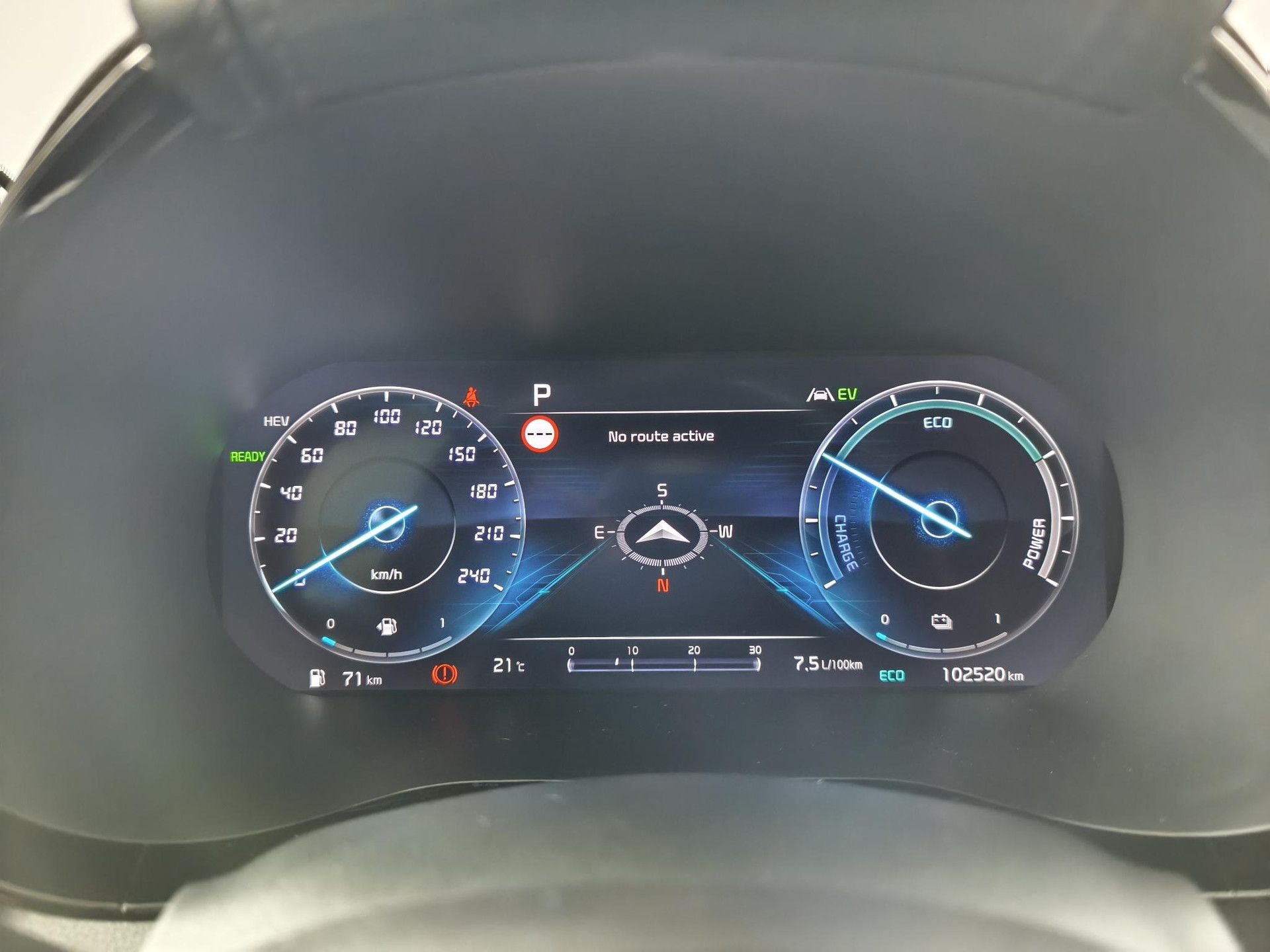 Kia CeedSportswagon met kenteken KLS-06-Z – dashboard
