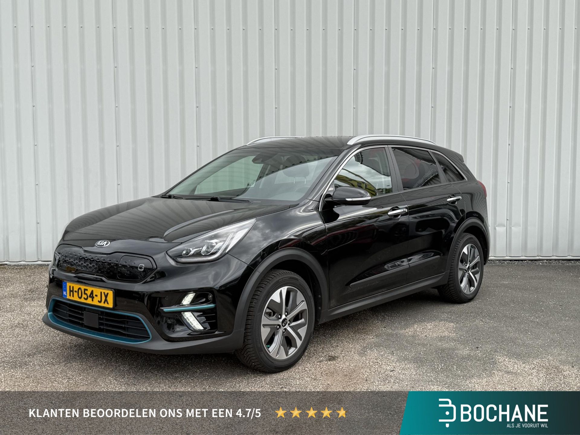 Kia e-Niro met kenteken H-054-JX – vooraanzicht