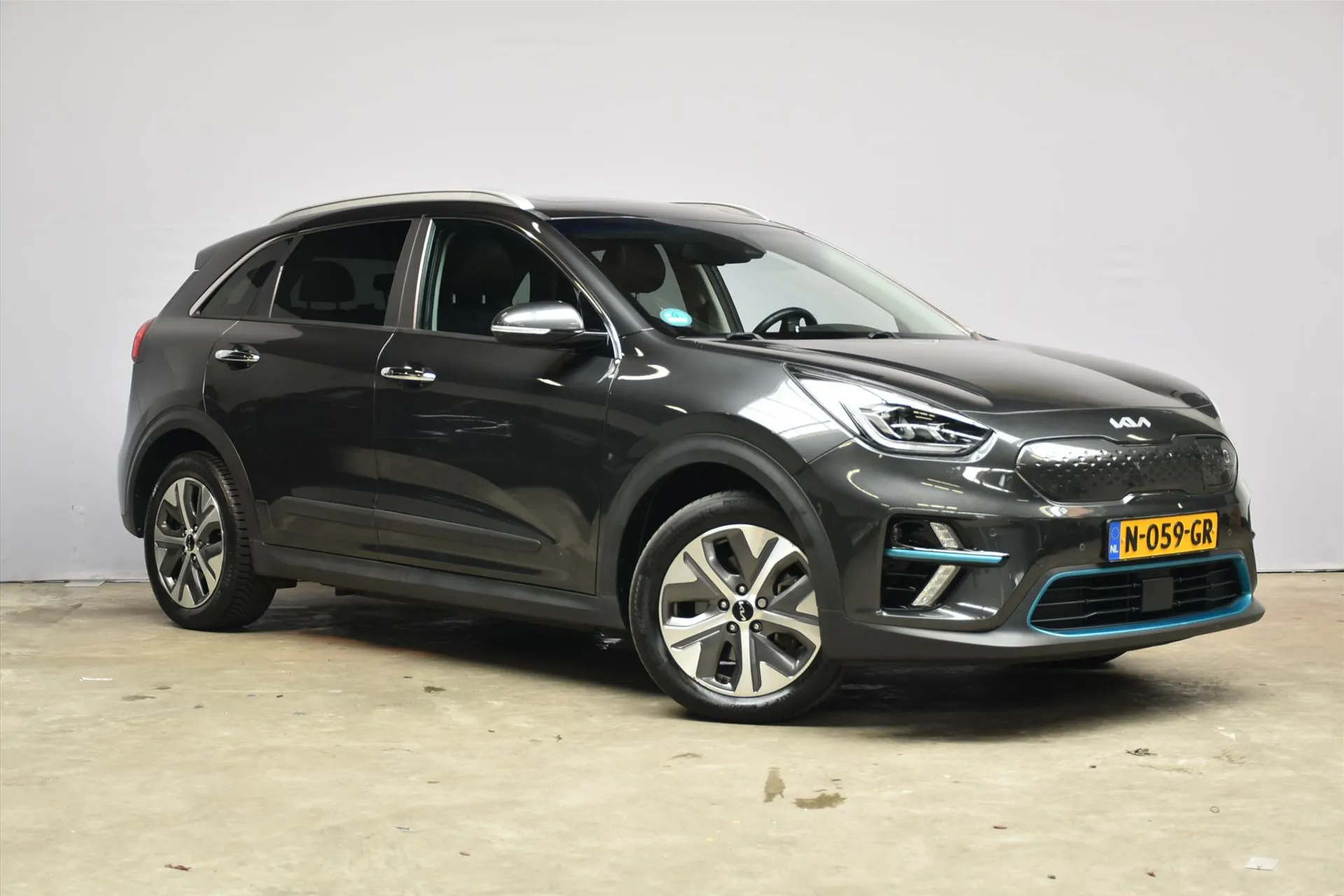 Kia e-Niro met kenteken N-059-GR – interieur