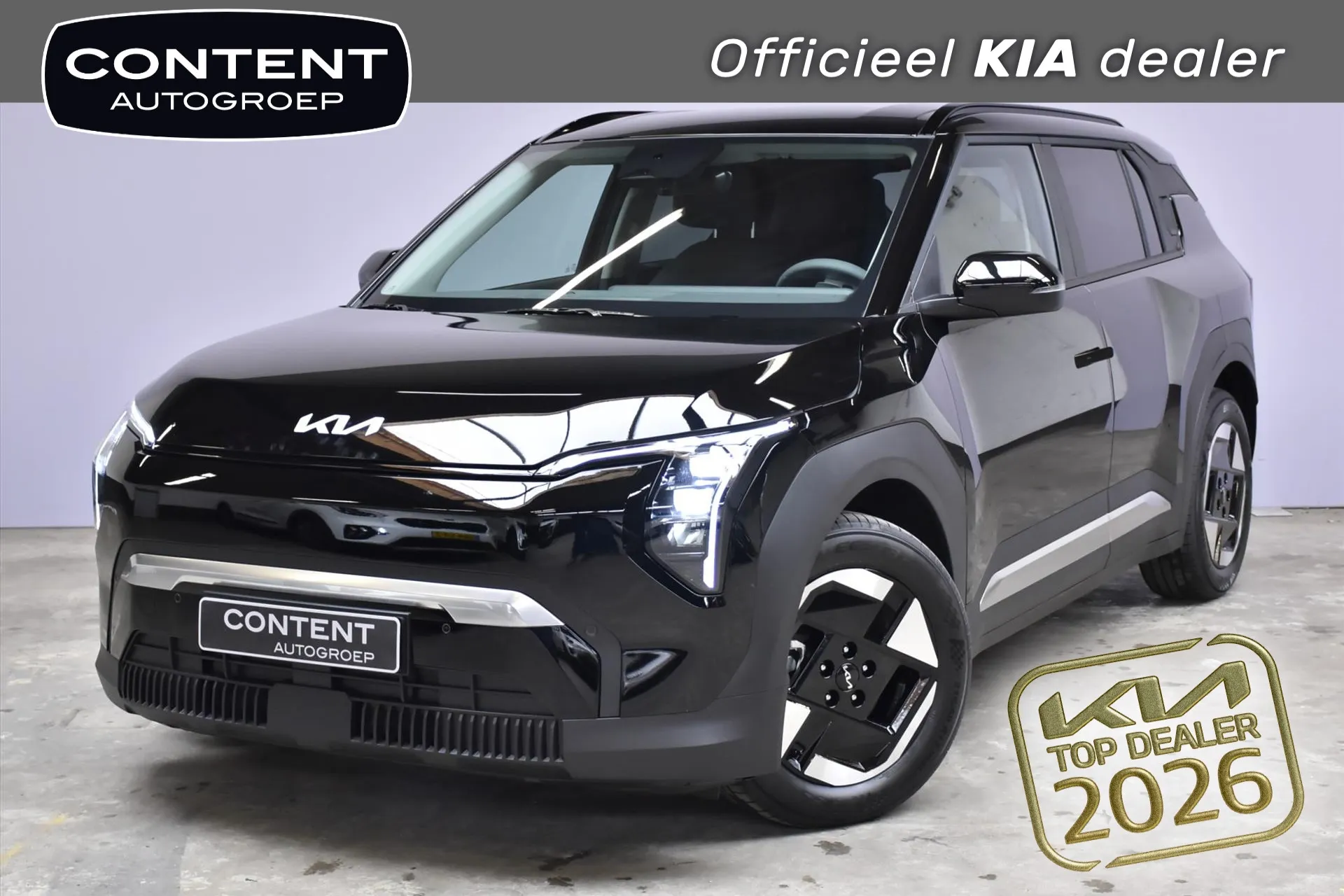 Kia EV3 met kenteken 64101 – vooraanzicht