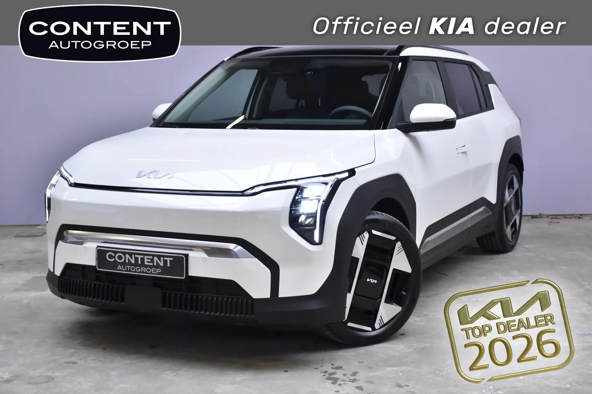 Kia EV3 met kenteken 64106 – vooraanzicht
