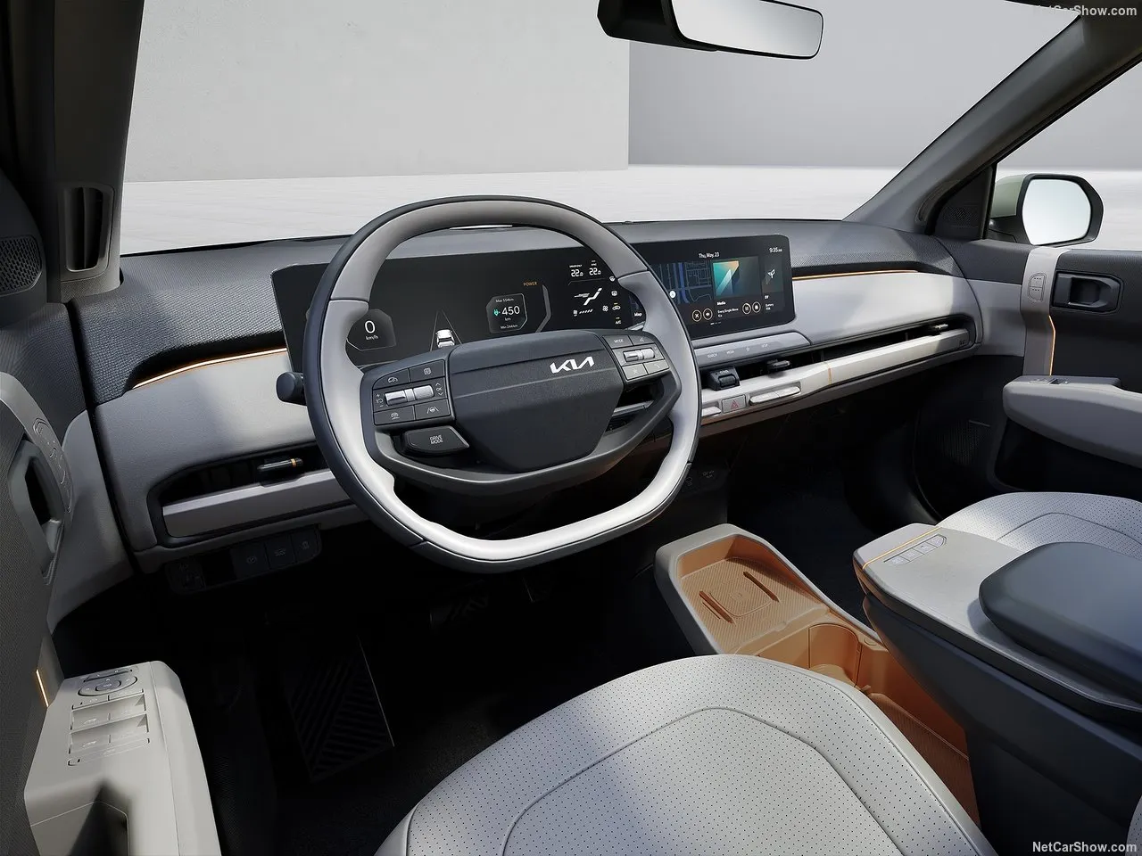 Kia EV3 met kenteken 66272 – interieur