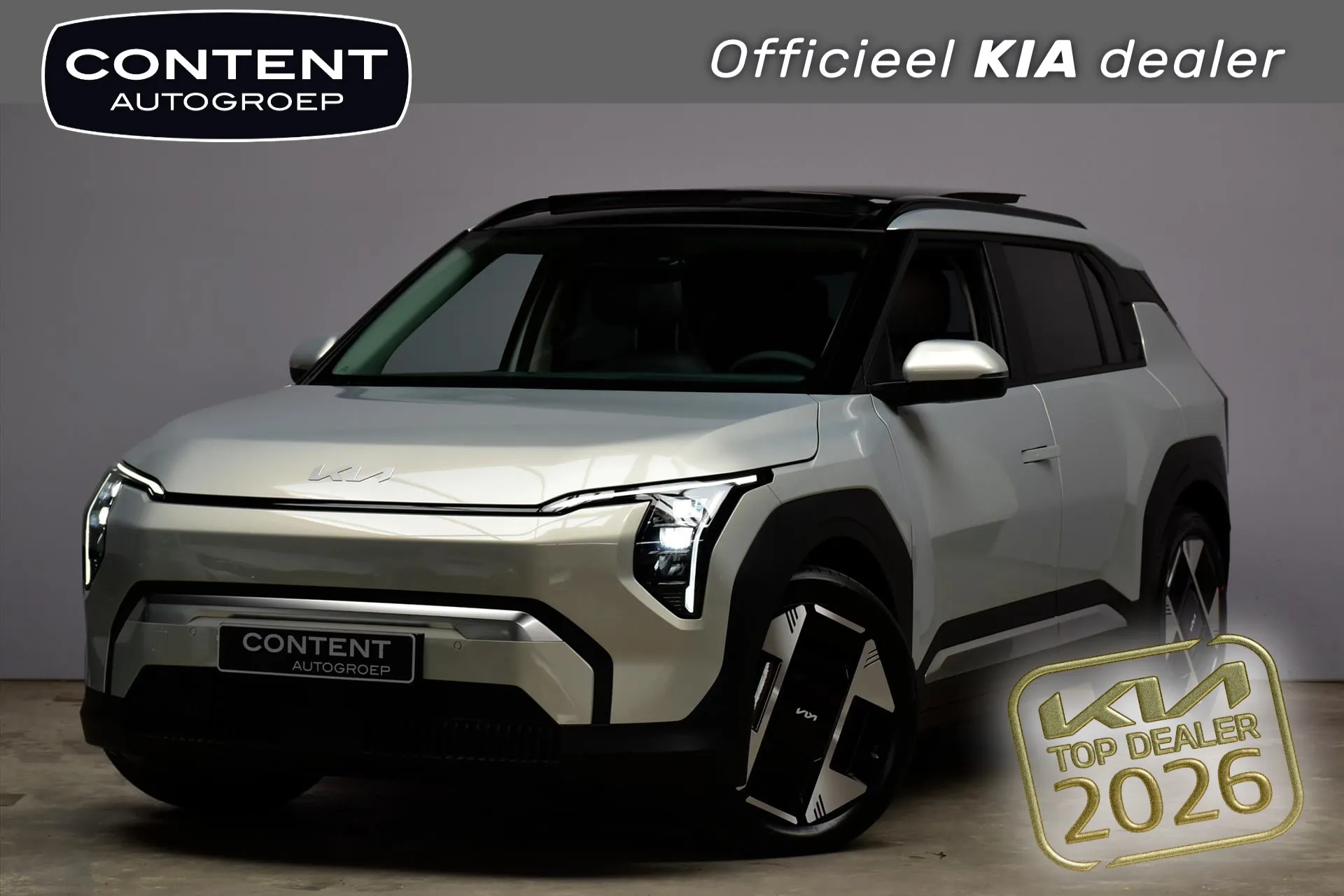 Kia EV3 met kenteken 68831 – vooraanzicht