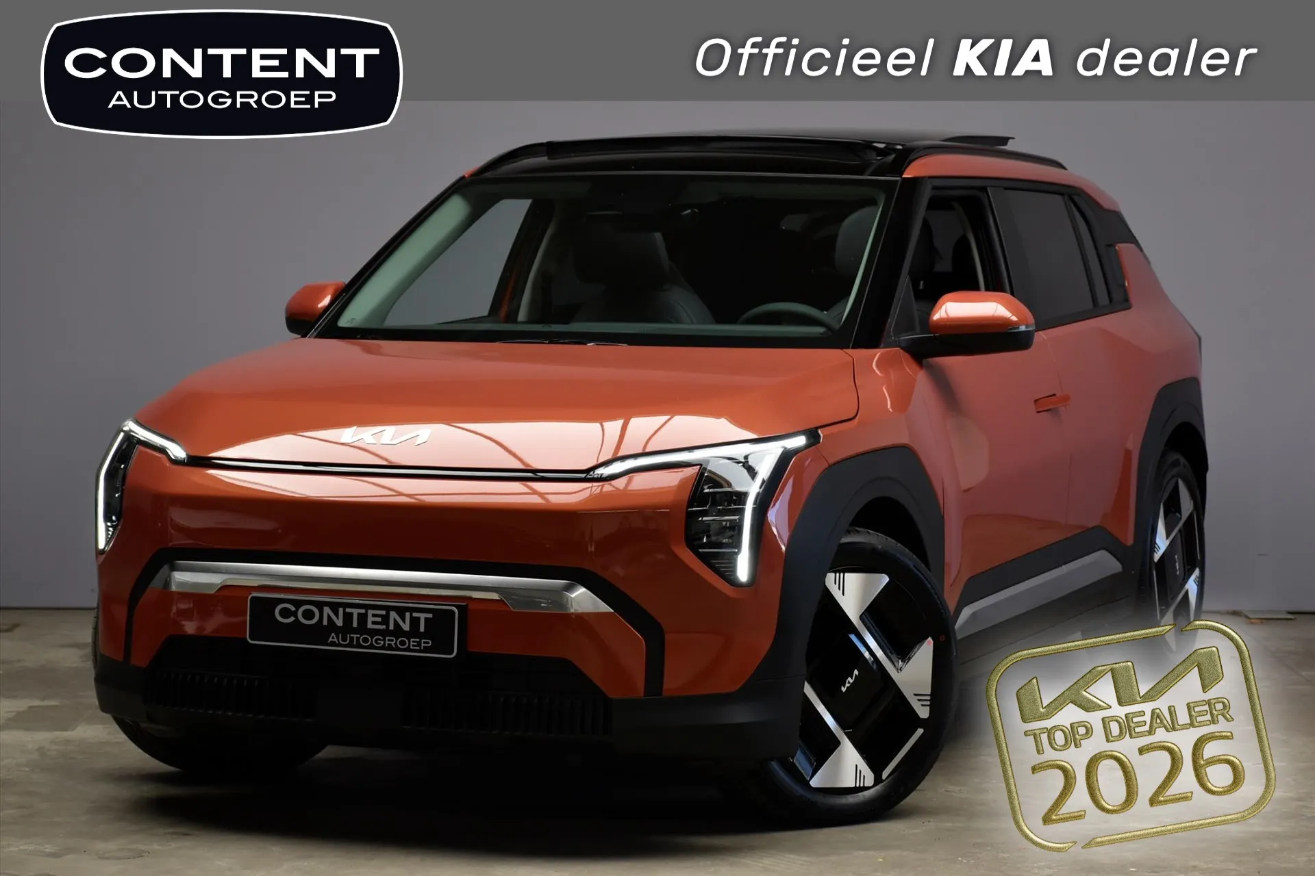 Kia EV3 met kenteken 68836 – vooraanzicht