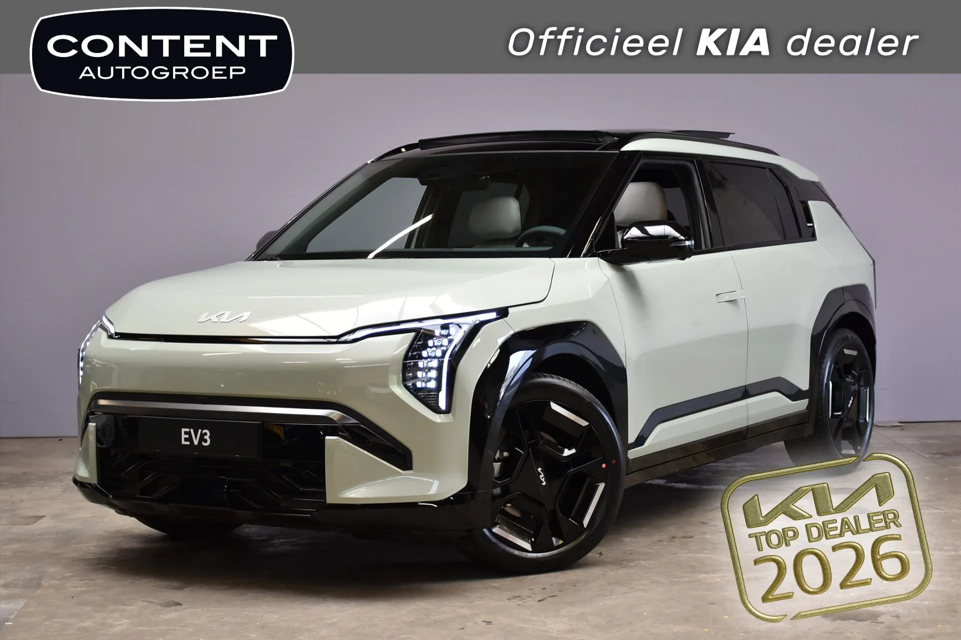 Kia EV3 met kenteken 72960 – vooraanzicht