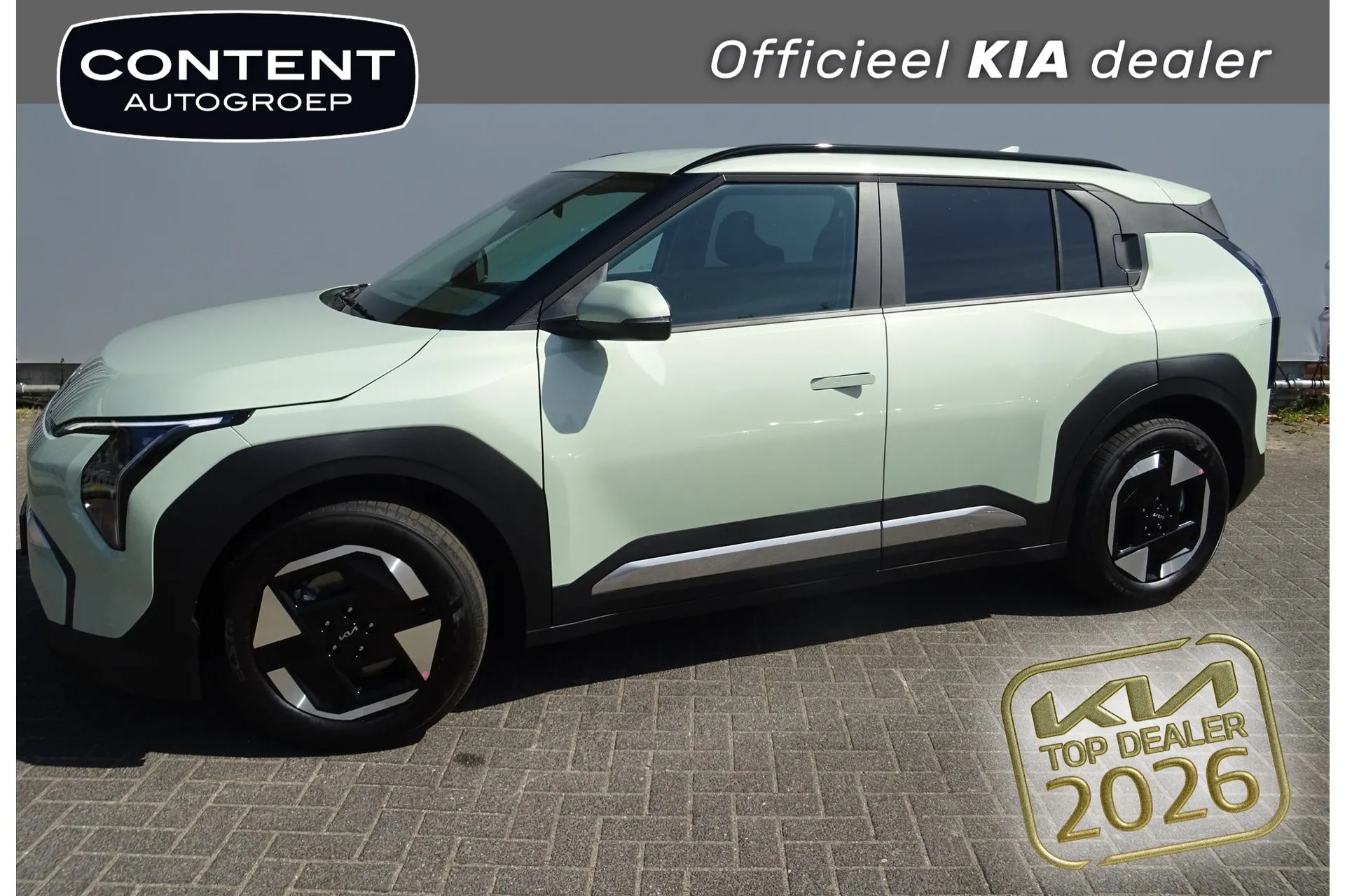 Kia EV3 met kenteken 74305 – vooraanzicht