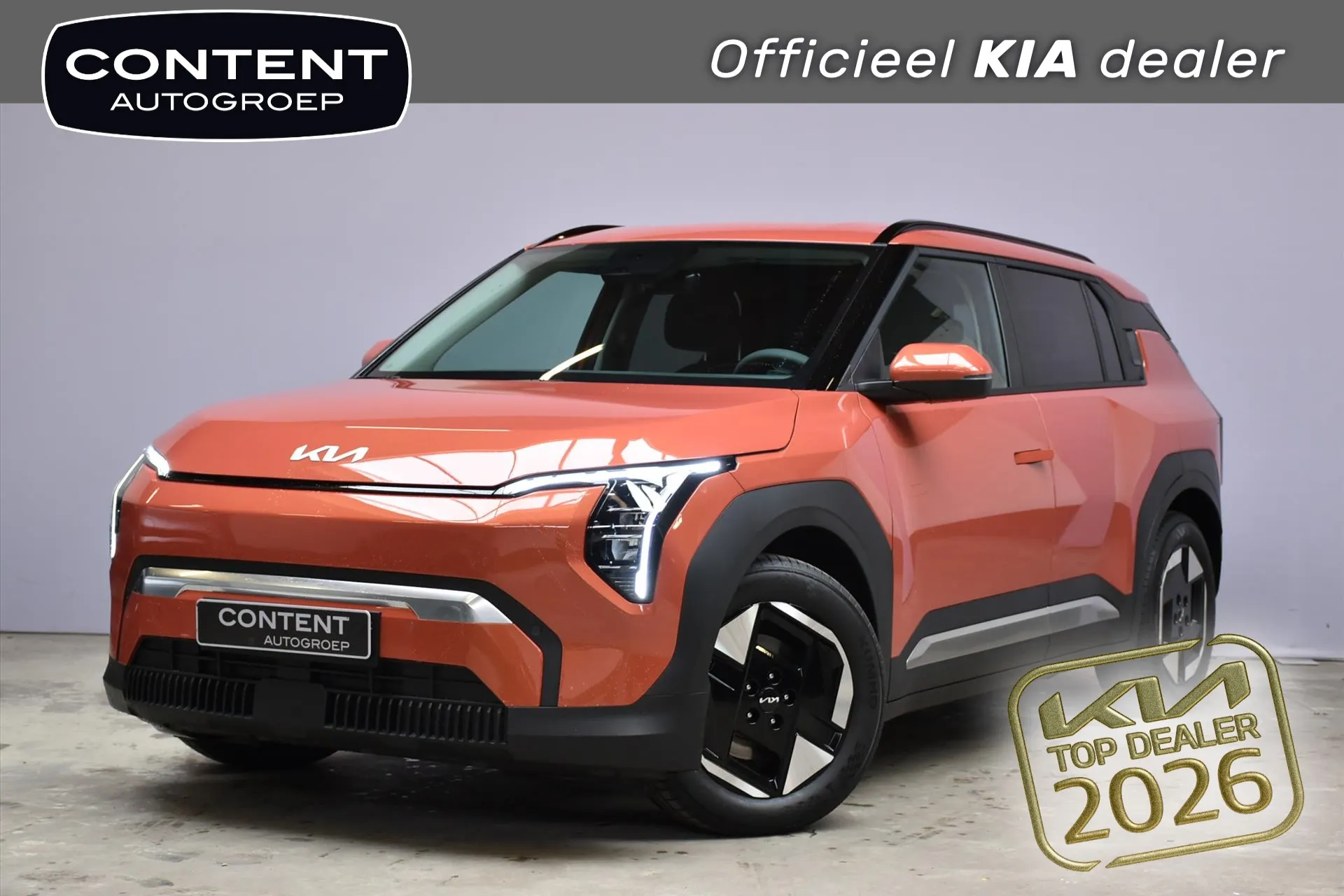 Kia EV3 met kenteken 75447 – vooraanzicht