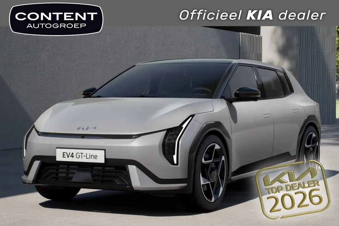 Kia EV4 met kenteken 71671 – vooraanzicht