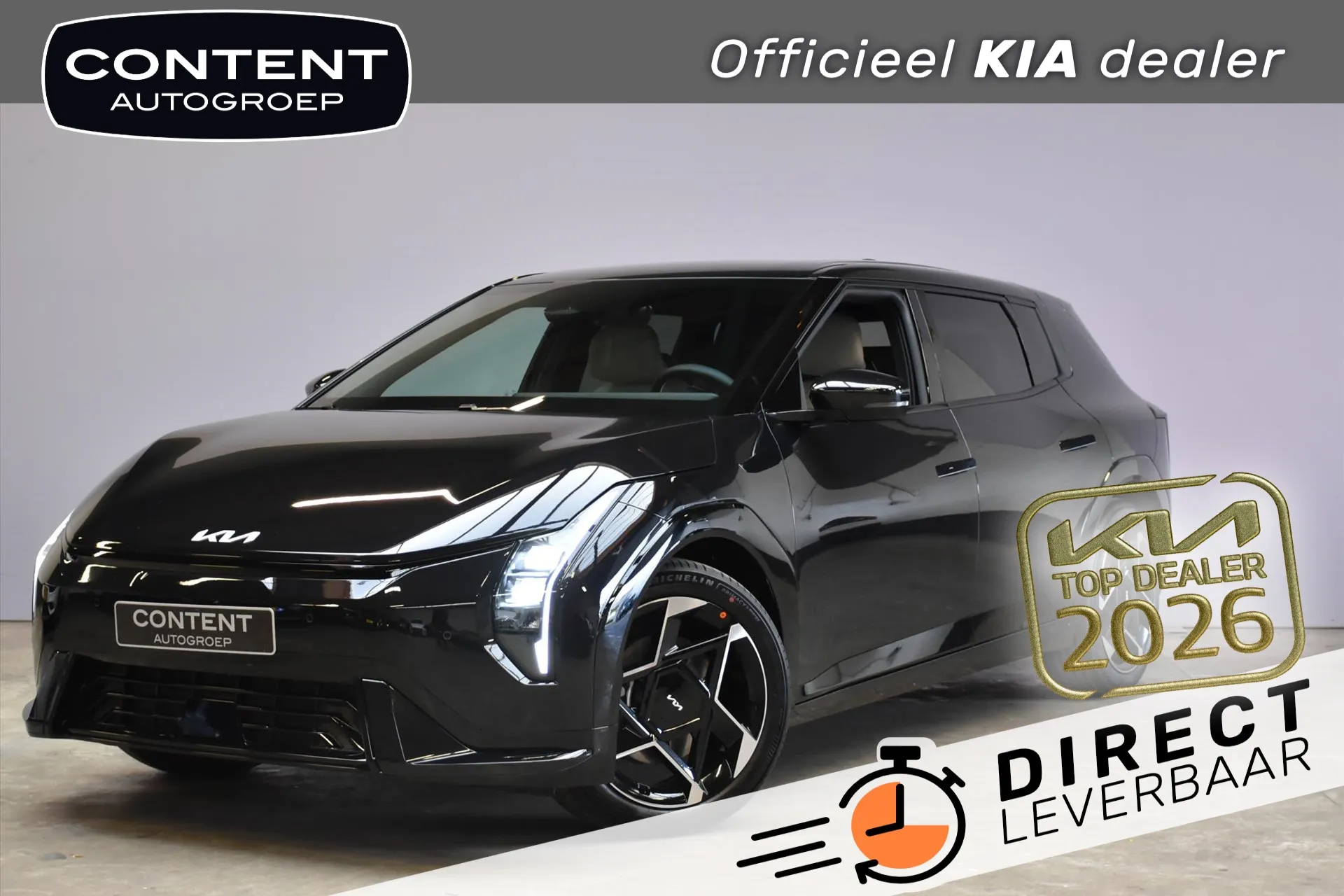 Kia EV4 met kenteken 71731 – vooraanzicht