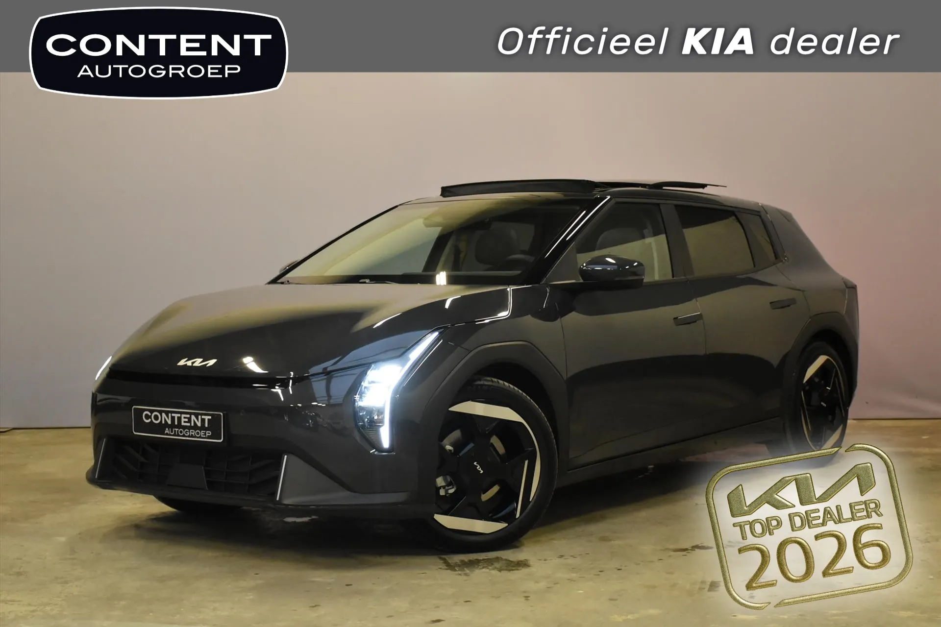 Kia EV4 met kenteken 72175 – vooraanzicht
