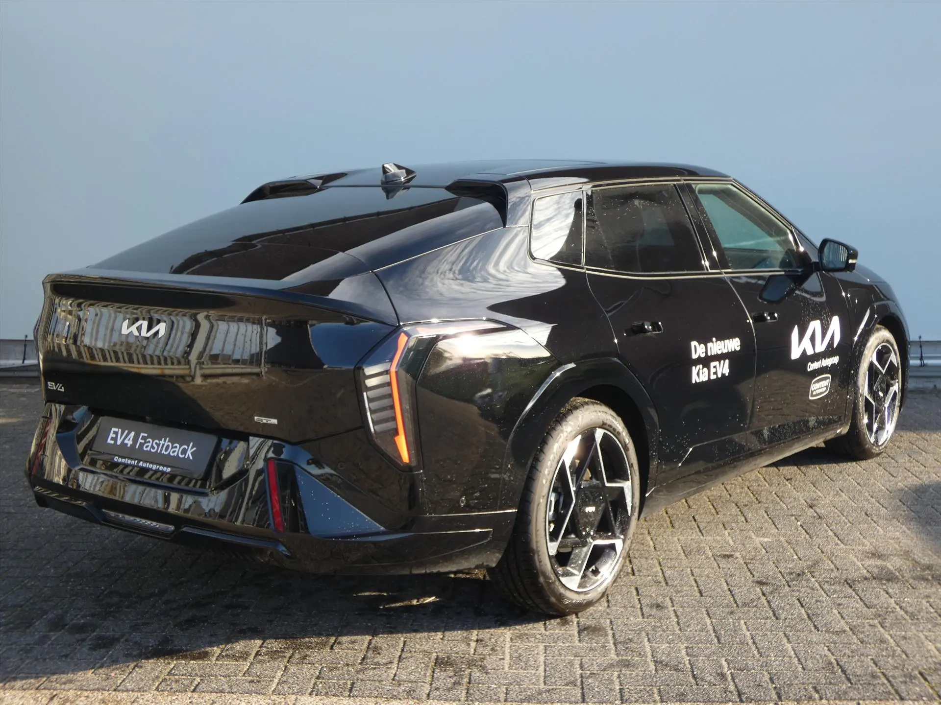Kia EV4 met kenteken 74349 – detailfoto