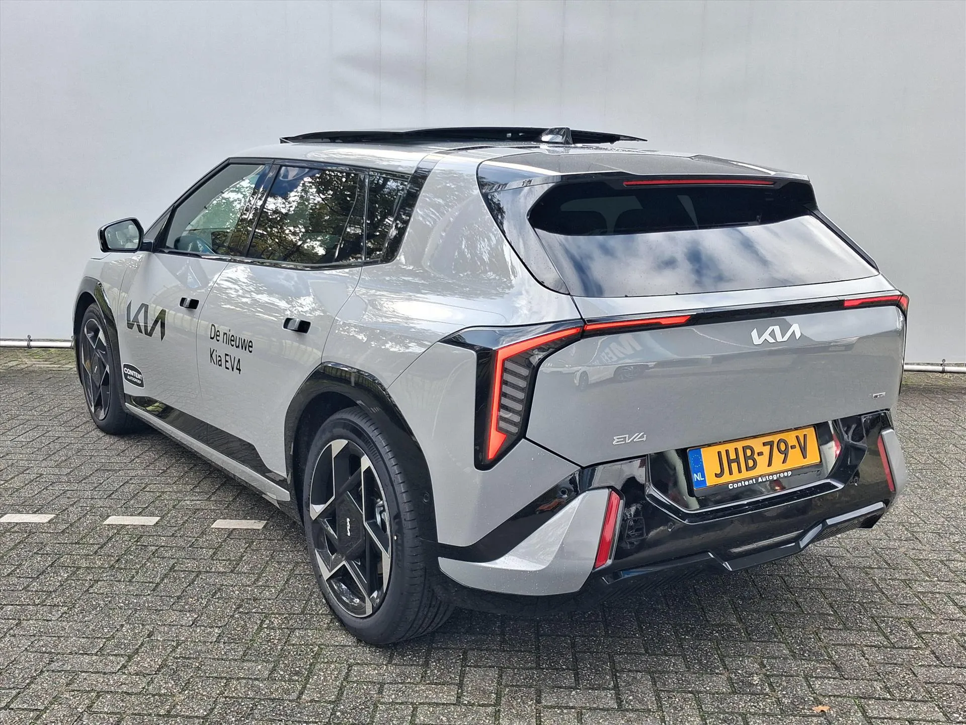 Kia EV4 met kenteken JHB-79-V – detailfoto
