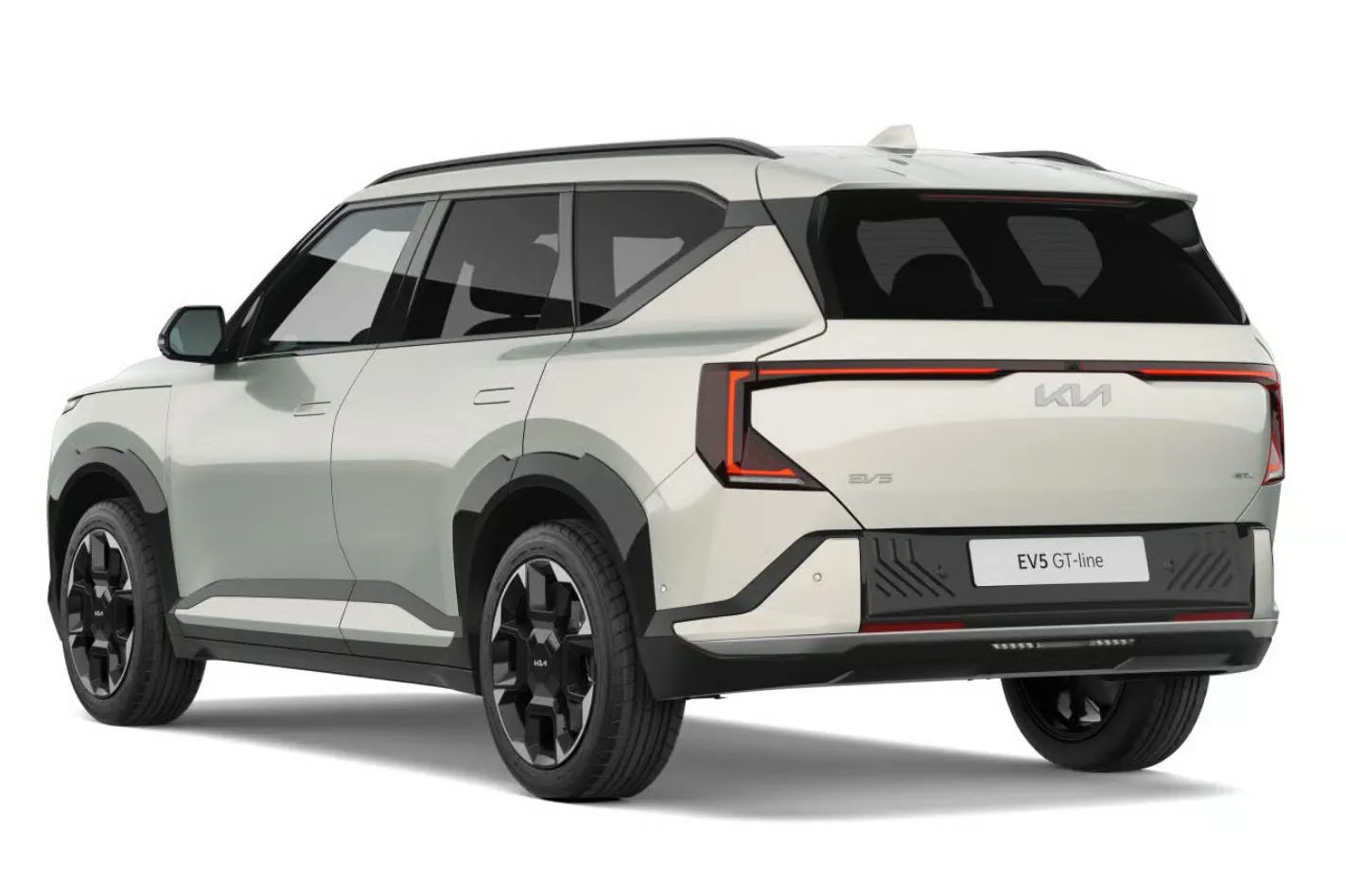 Kia EV5 met kenteken 72204 – achteraanzicht