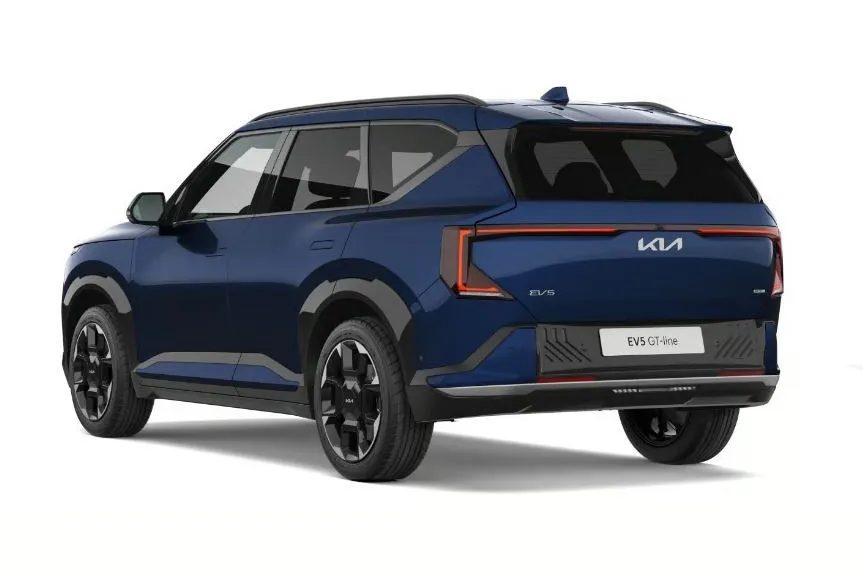 Kia EV5 met kenteken 72206 – interieur
