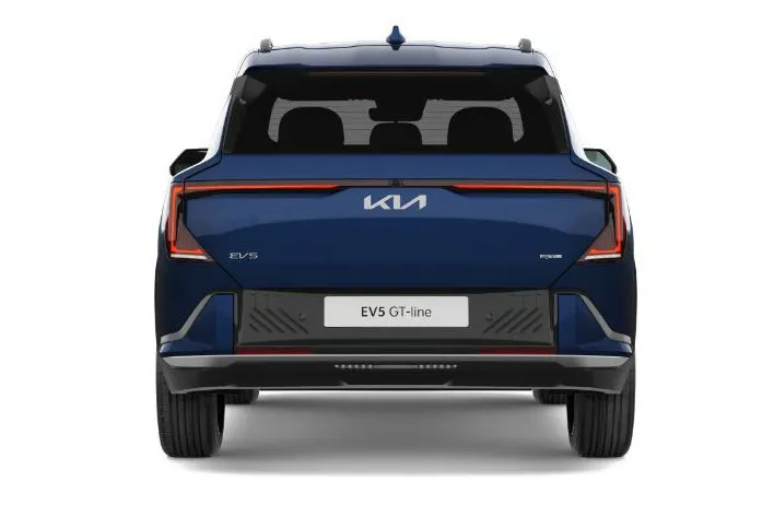 Kia EV5 met kenteken 72206 – dashboard