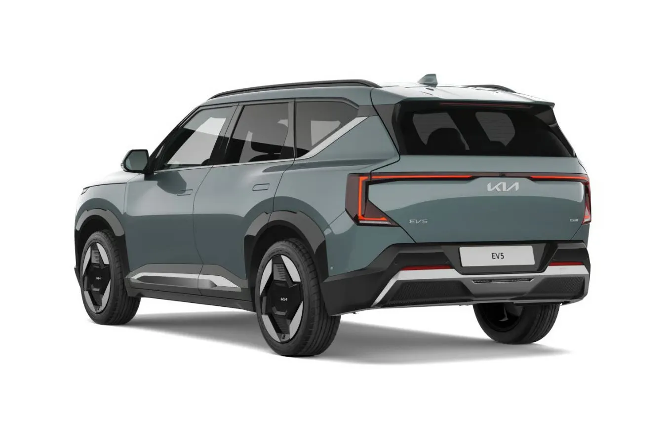 Kia EV5 met kenteken 72209 – achteraanzicht