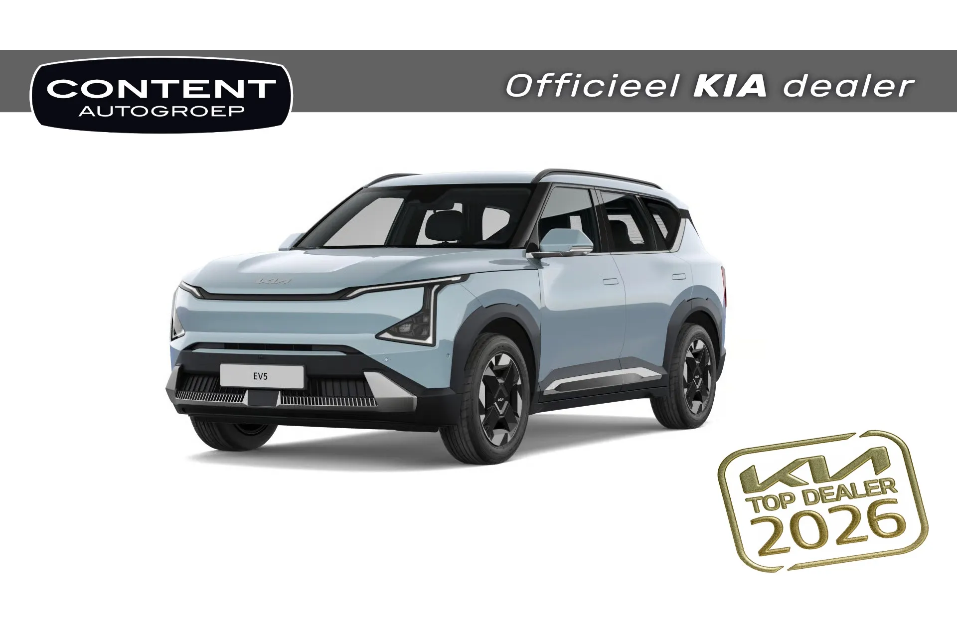 Kia EV5 met kenteken 72297 – vooraanzicht