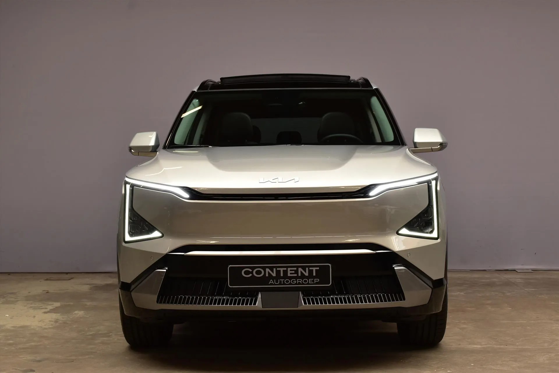Kia EV5 met kenteken 72300 – interieur