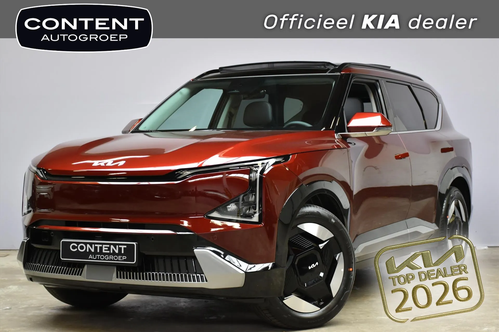 Kia EV5 met kenteken 72301 – vooraanzicht