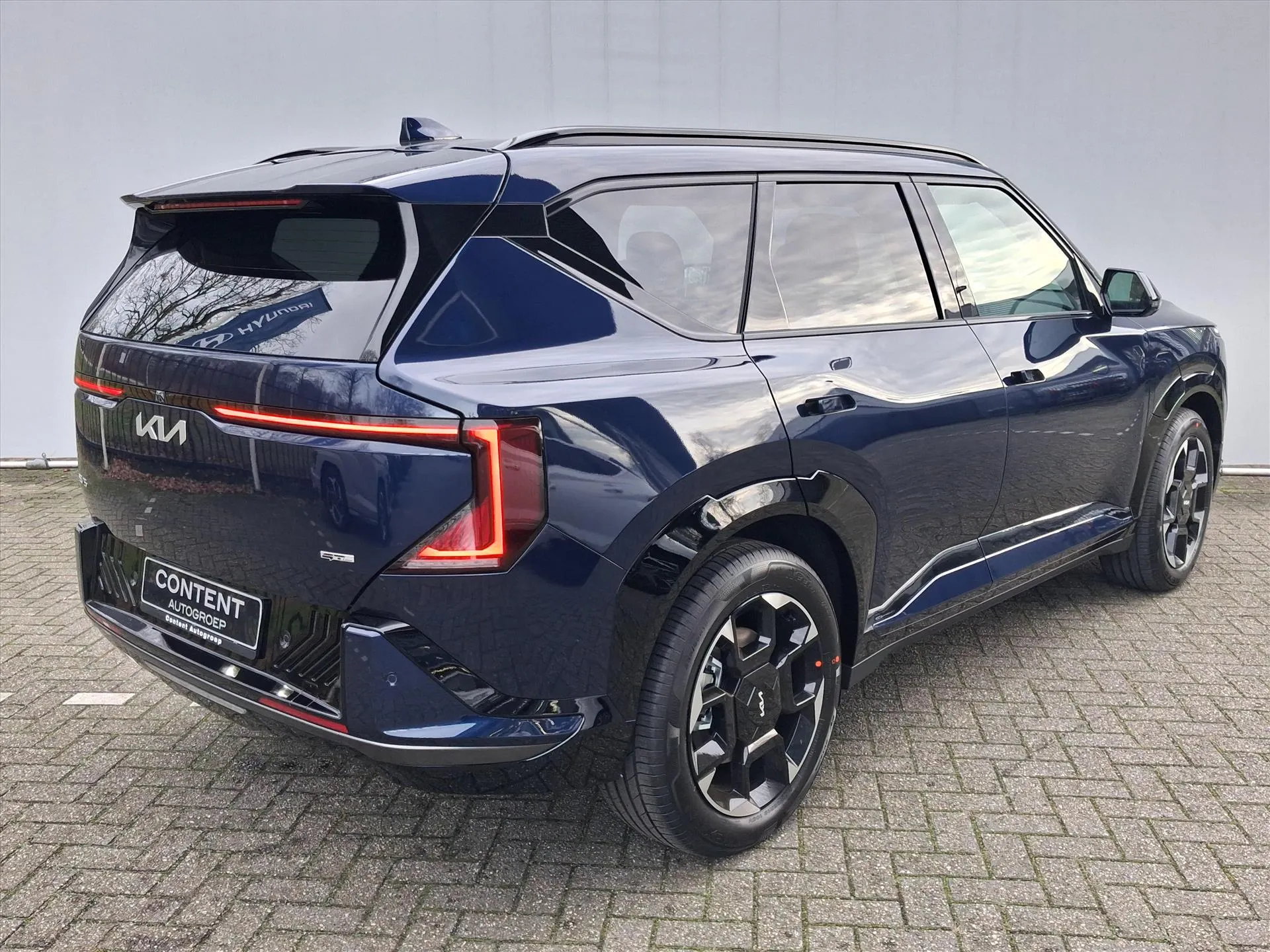 Kia EV5 met kenteken 73920 – dashboard