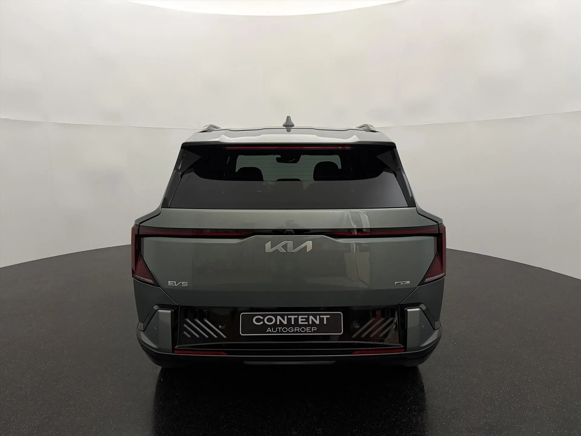 Kia EV5 met kenteken 75353 – dashboard