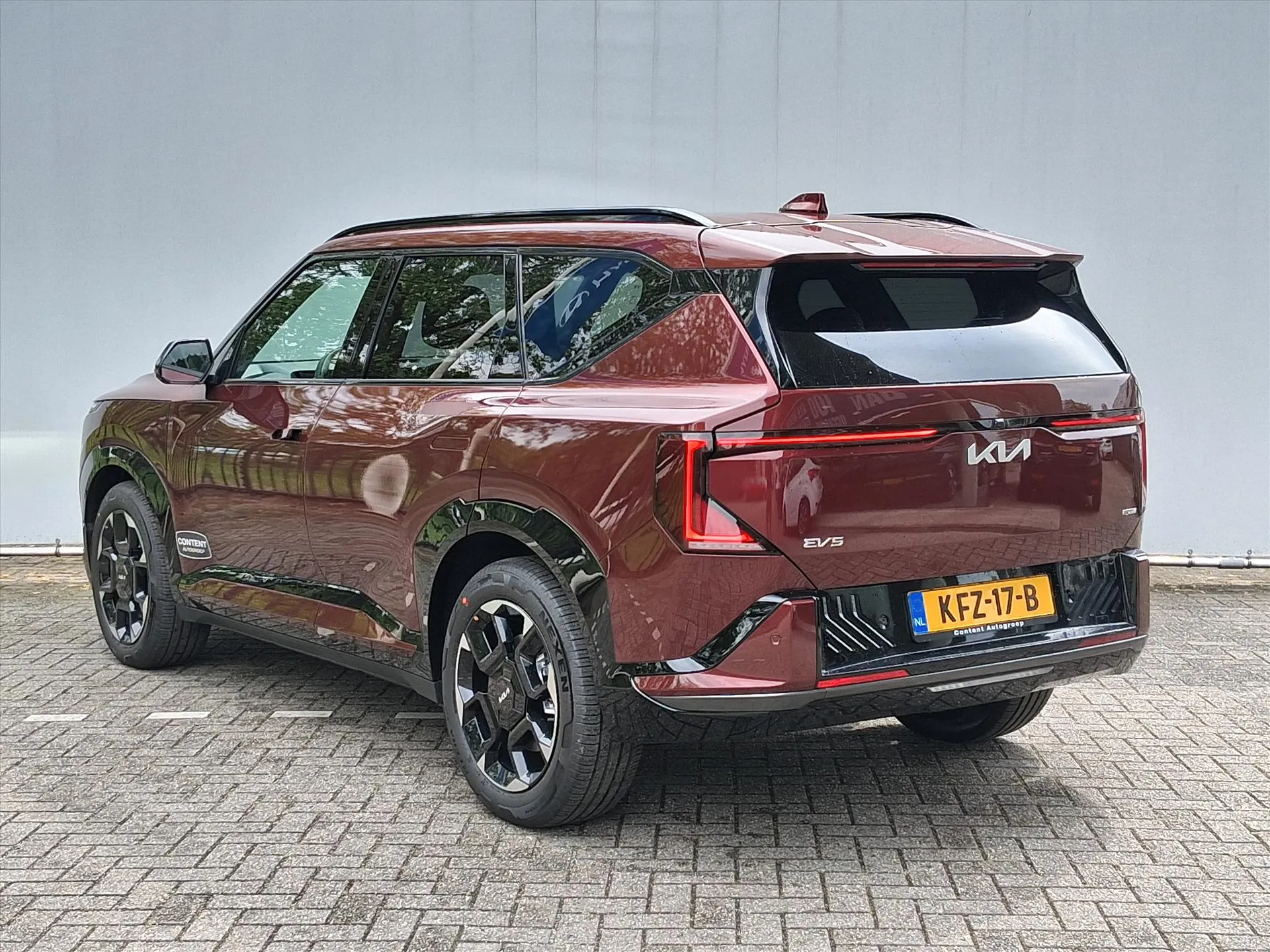 Kia EV5 met kenteken KFZ-17-B – interieur