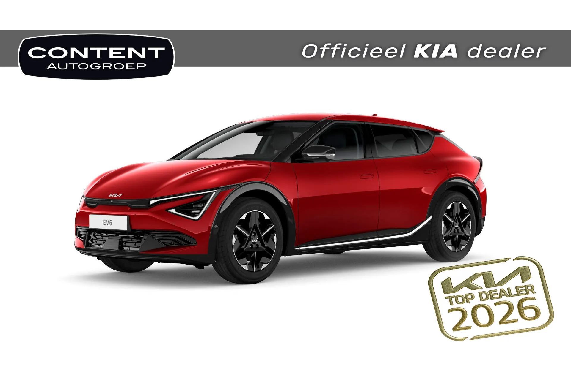 Kia EV6 met kenteken 64860 – vooraanzicht