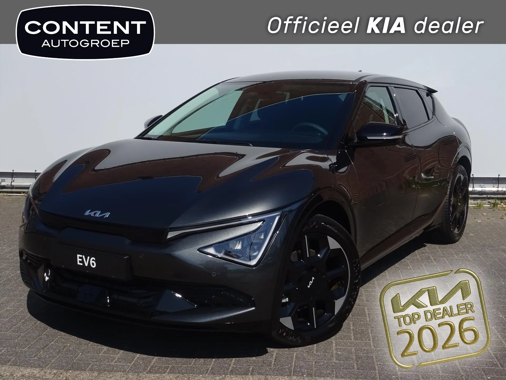 Kia EV6 met kenteken 74352 – vooraanzicht
