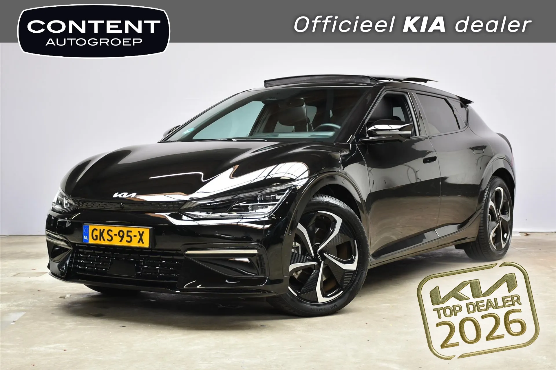 Kia EV6 met kenteken GKS-95-X – vooraanzicht