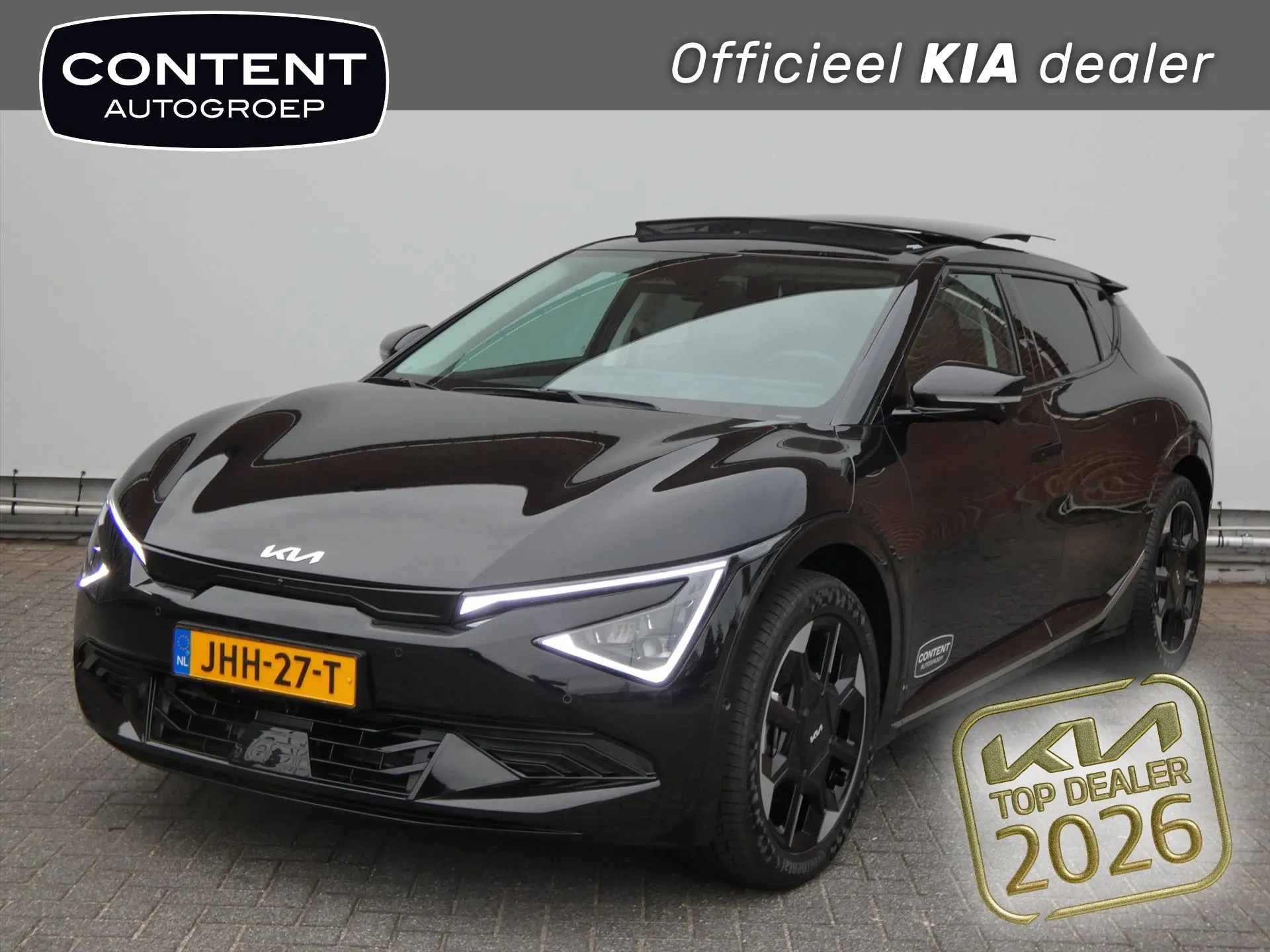 Kia EV6 met kenteken JHH-27-T – vooraanzicht
