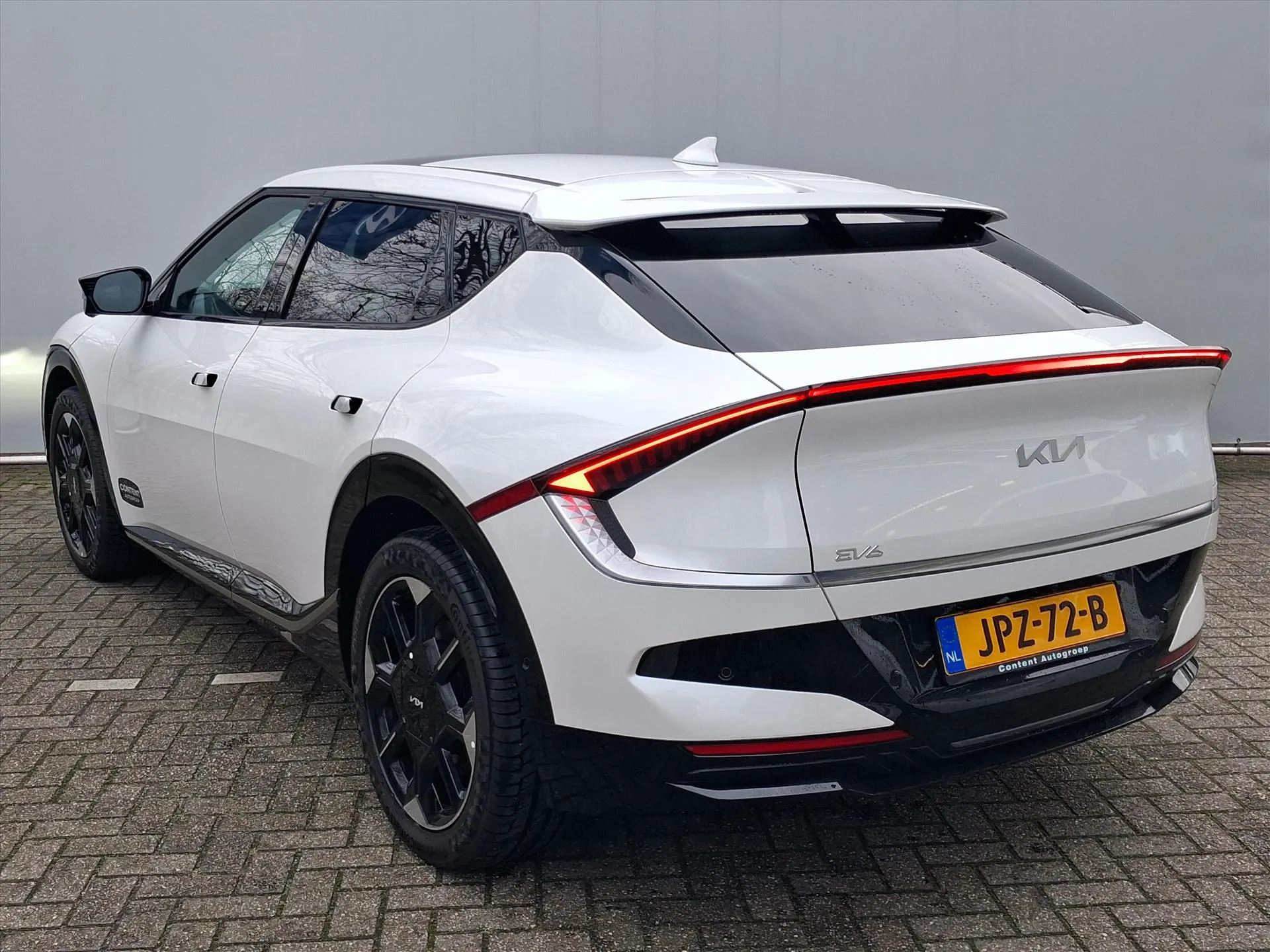 Kia EV6 met kenteken JPZ-72-B – detailfoto