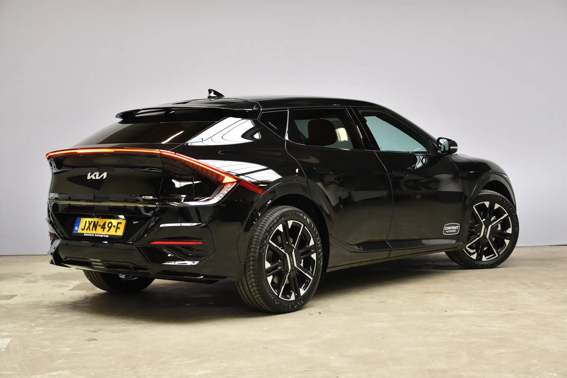 Kia EV6 met kenteken JXN-49-F – detailfoto