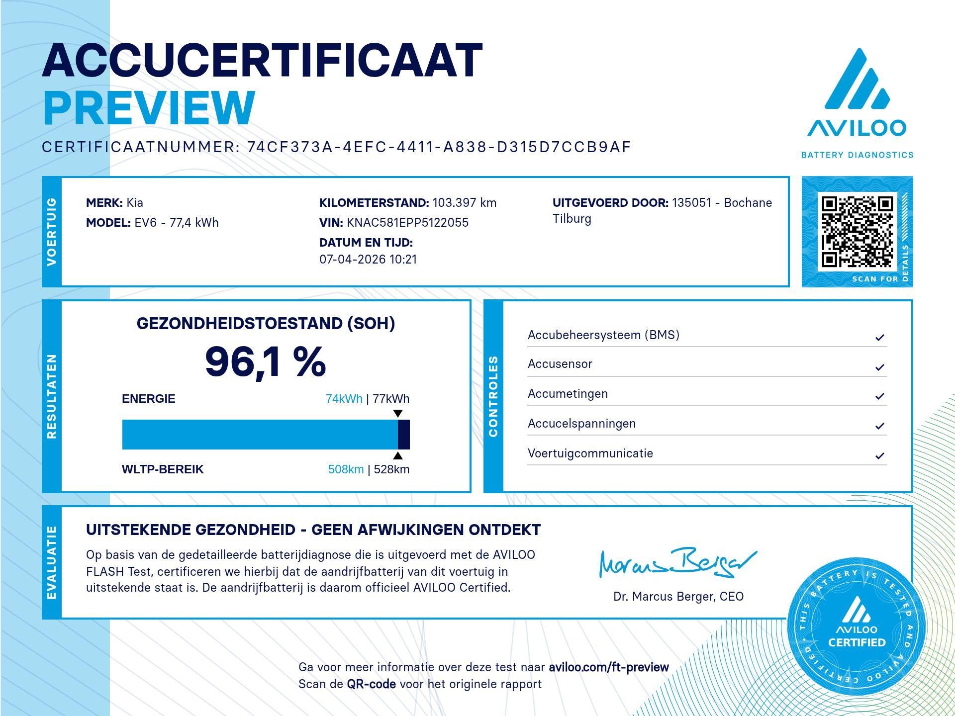 Kia EV6 met kenteken S-524-XK – achteraanzicht