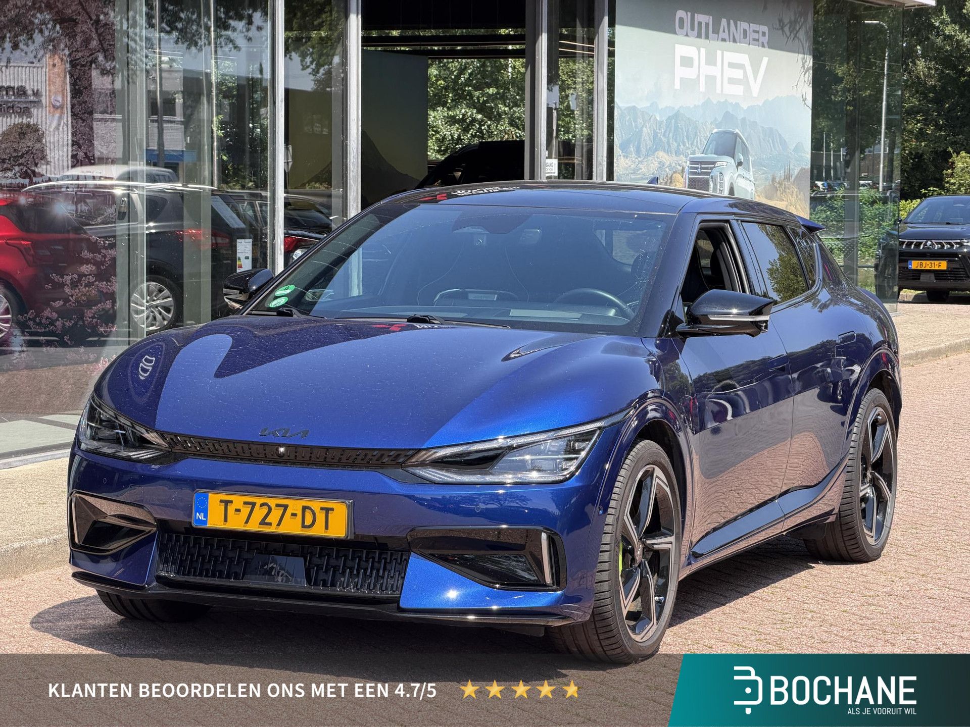 Kia EV6 met kenteken T-727-DT – vooraanzicht