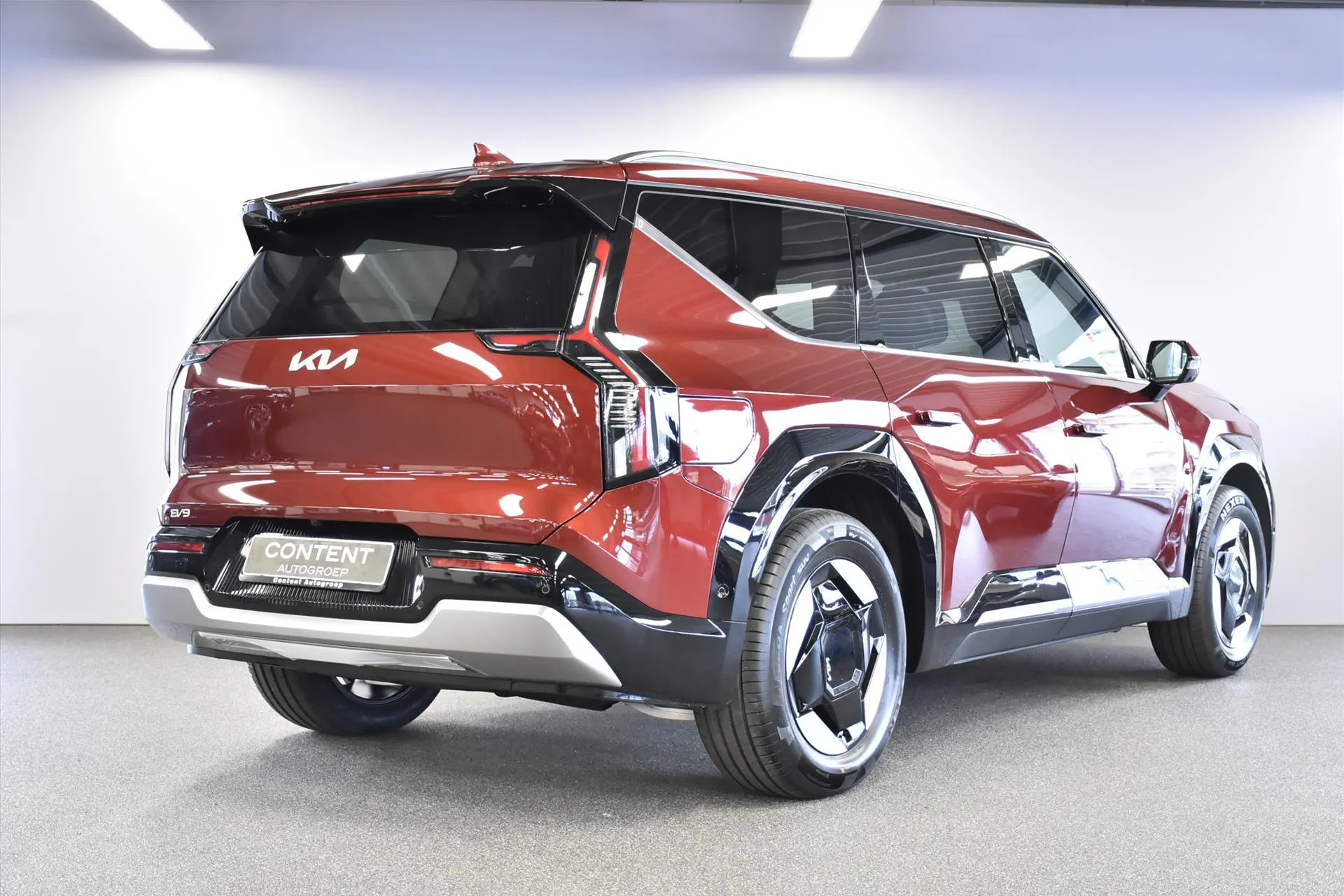 Kia EV9 met kenteken 58683 – achteraanzicht