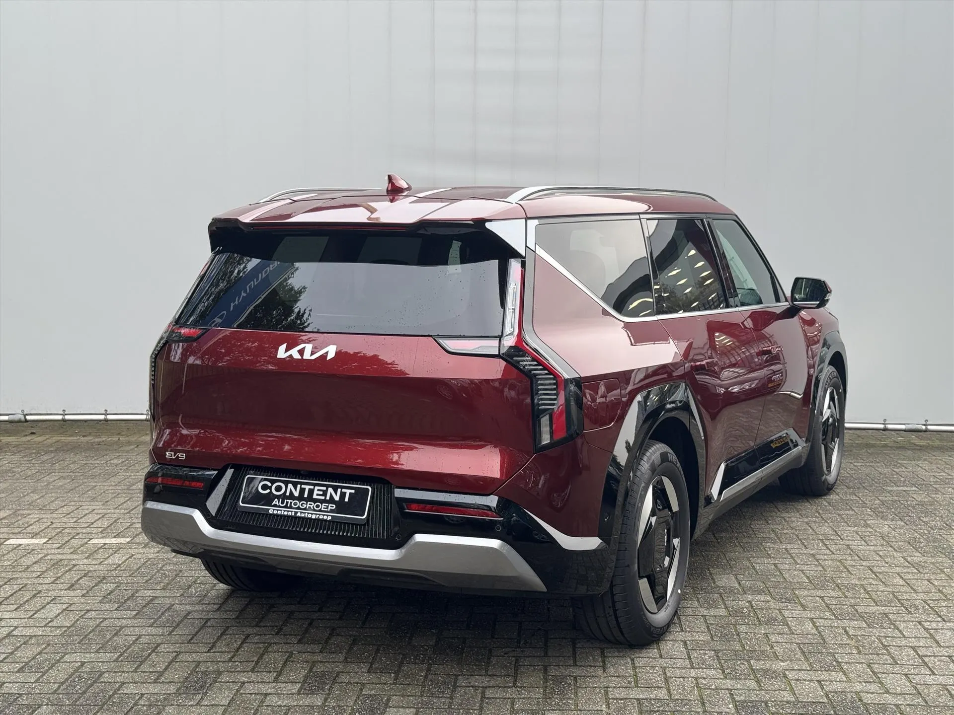 Kia EV9 met kenteken 65192 – dashboard