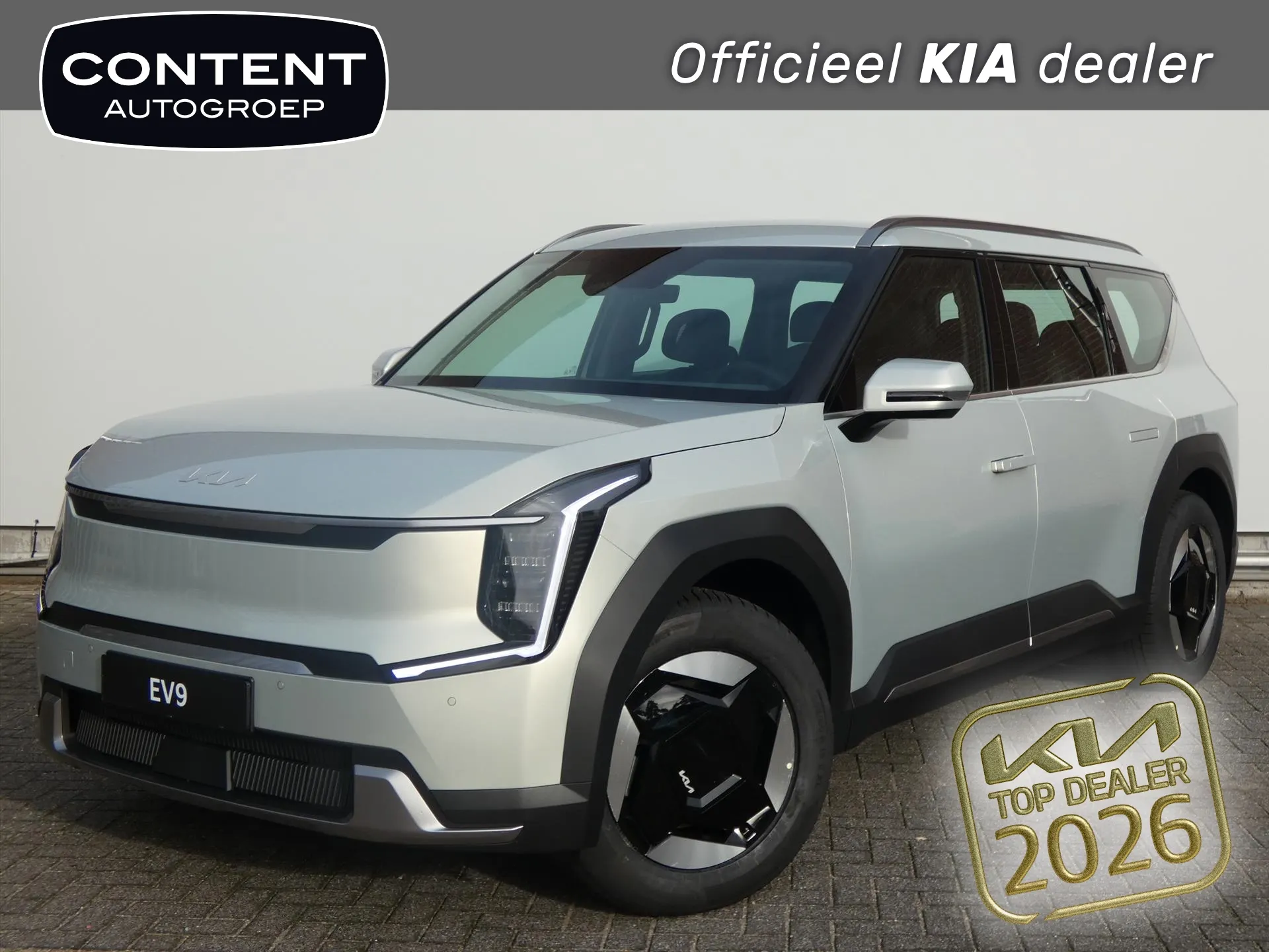 Kia EV9 met kenteken 73091 – vooraanzicht